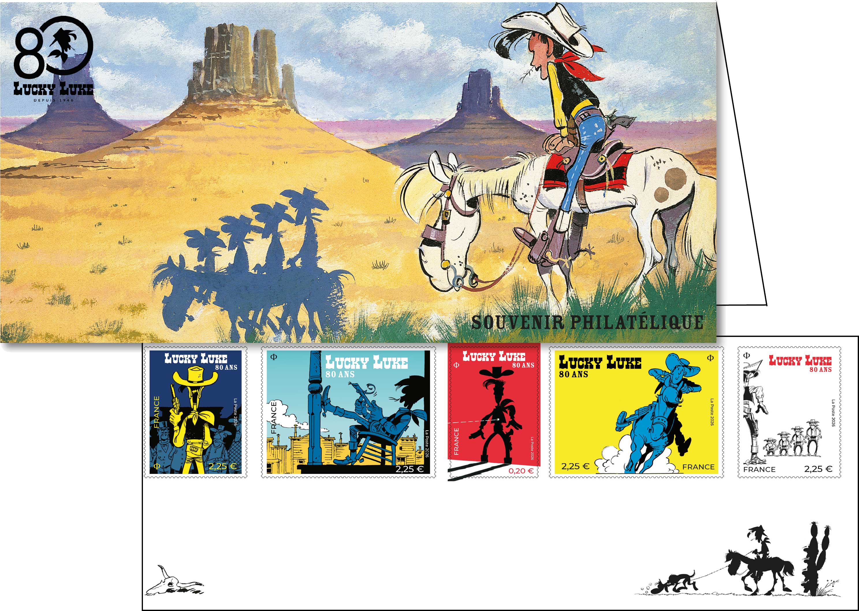 2026 LUCKY LUKE 80 ANS