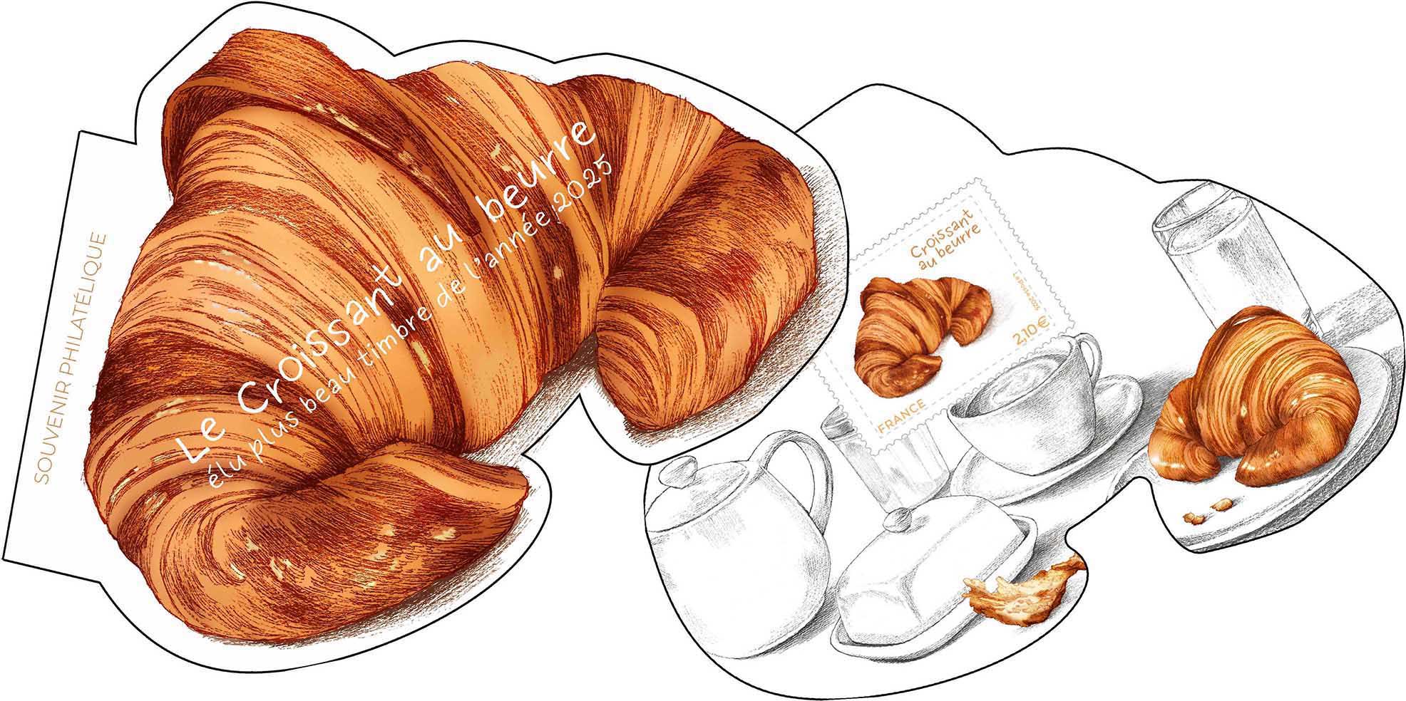 2026 PLUS BEAU TIMBRE 2025 - CROISSANT AU BEURRE
