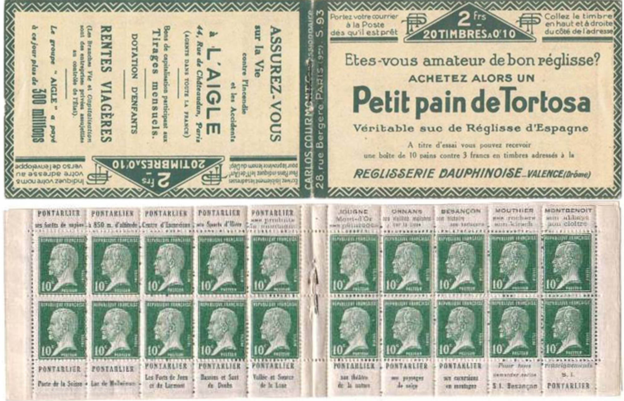1923 VILLES DU DOUBS