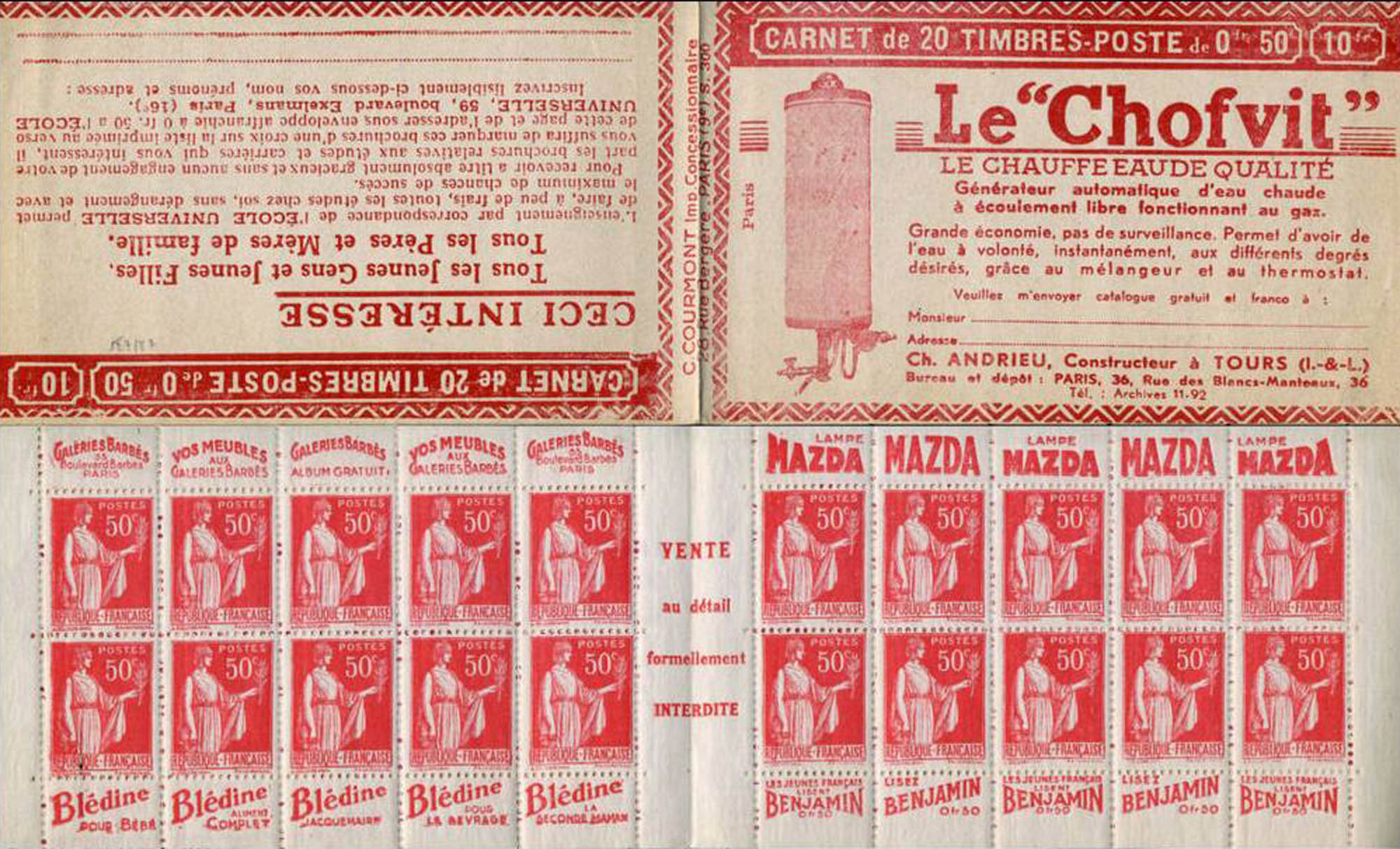 1932 MAZDA BLEDINE