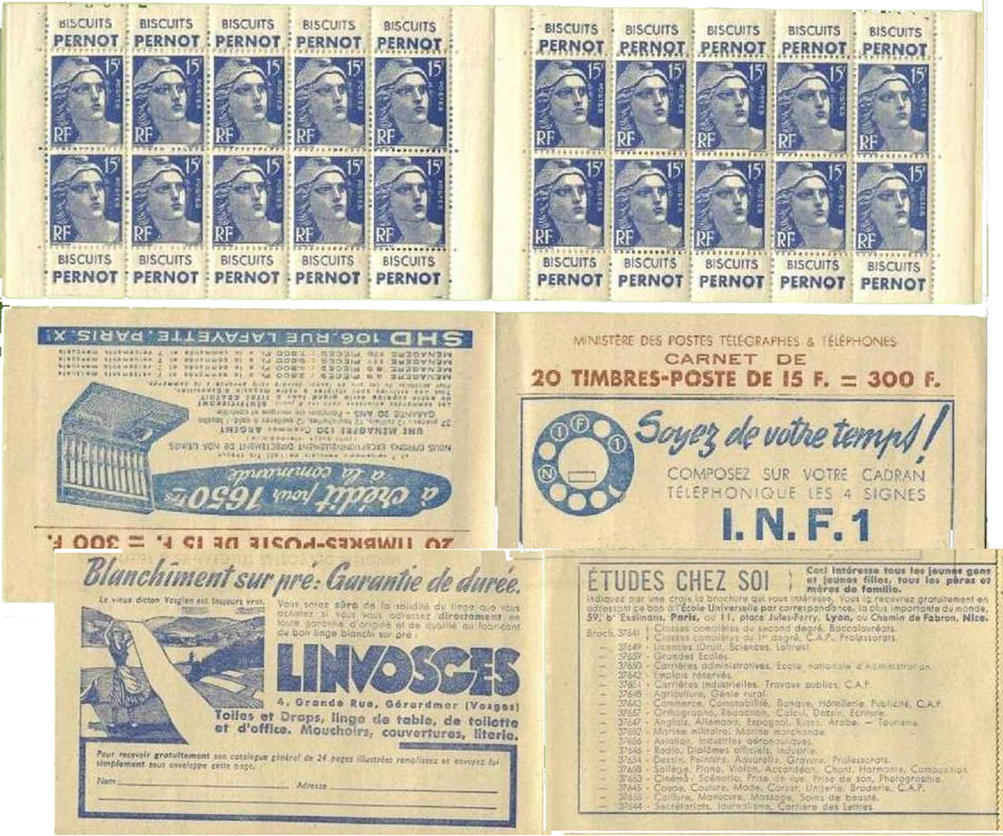 1951 Sans légende particulière - type Gandon
