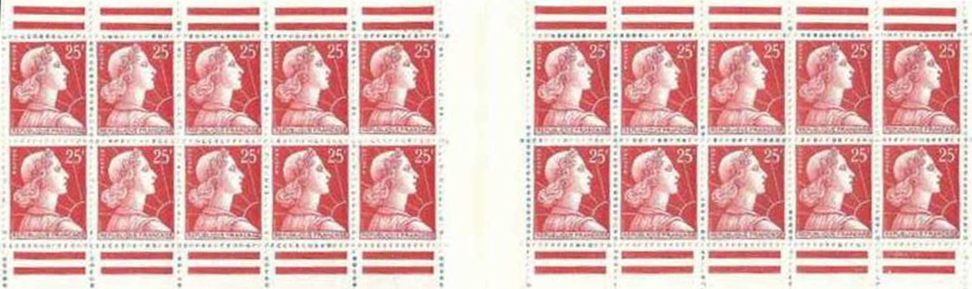 1955 Sans légende particulière - Marianne de Muller