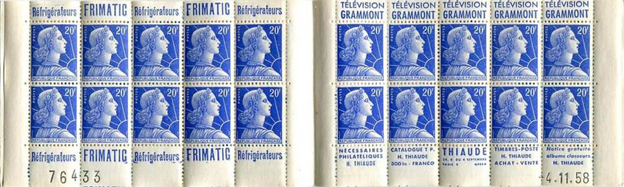1957 Sans légende particulière - Marianne de Muller
