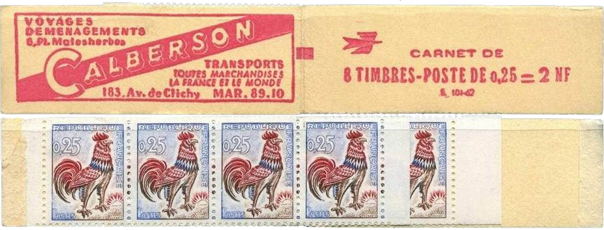 1962 Calberson - Coq de Decaris