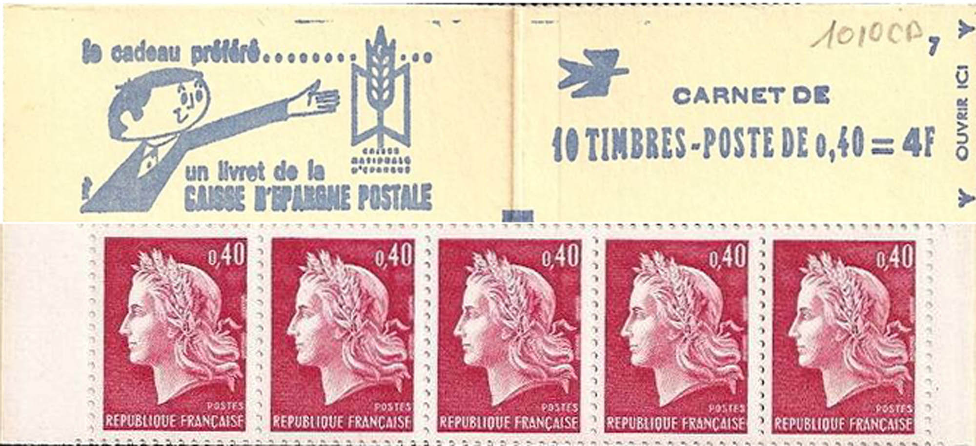1969 Caisse d'épargne postale - type Marianne de Cheffer