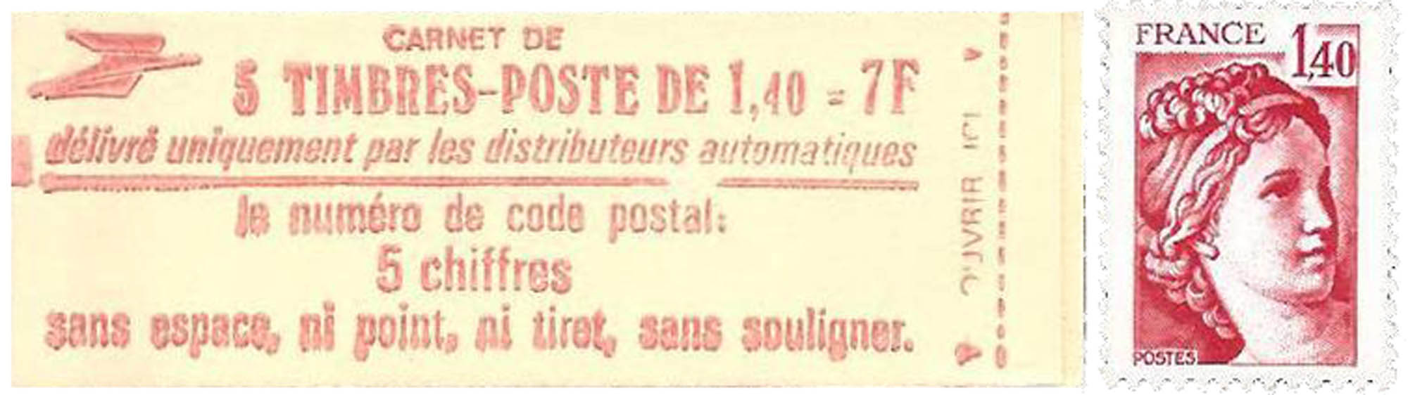 1980 Le numéro de code postal : 5 chiffres, sans espace, ni point, ni tiret, sans souligner