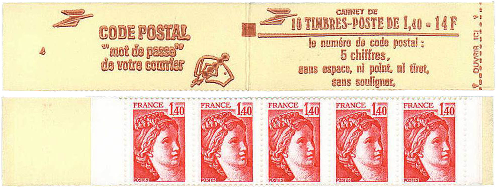 1980 Code postal mot de passe de votre courrier