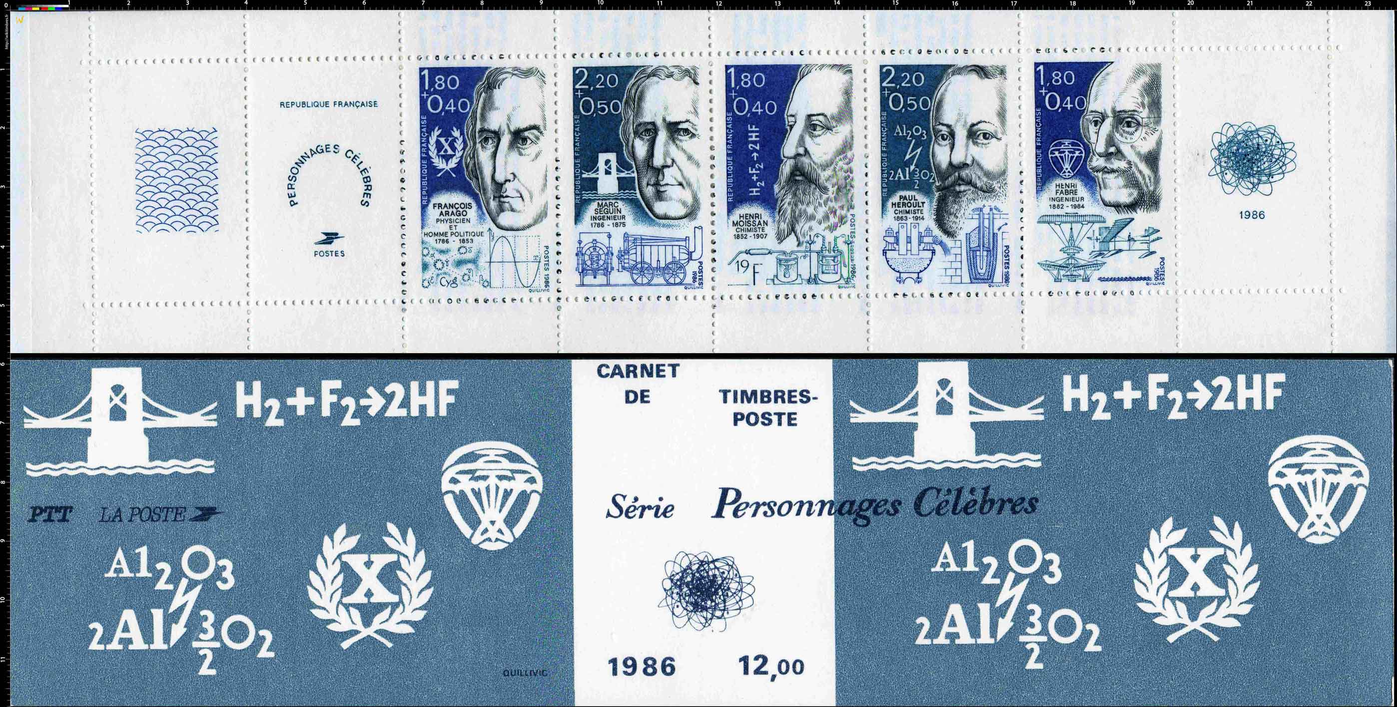 1986 Série Personnages Célèbres