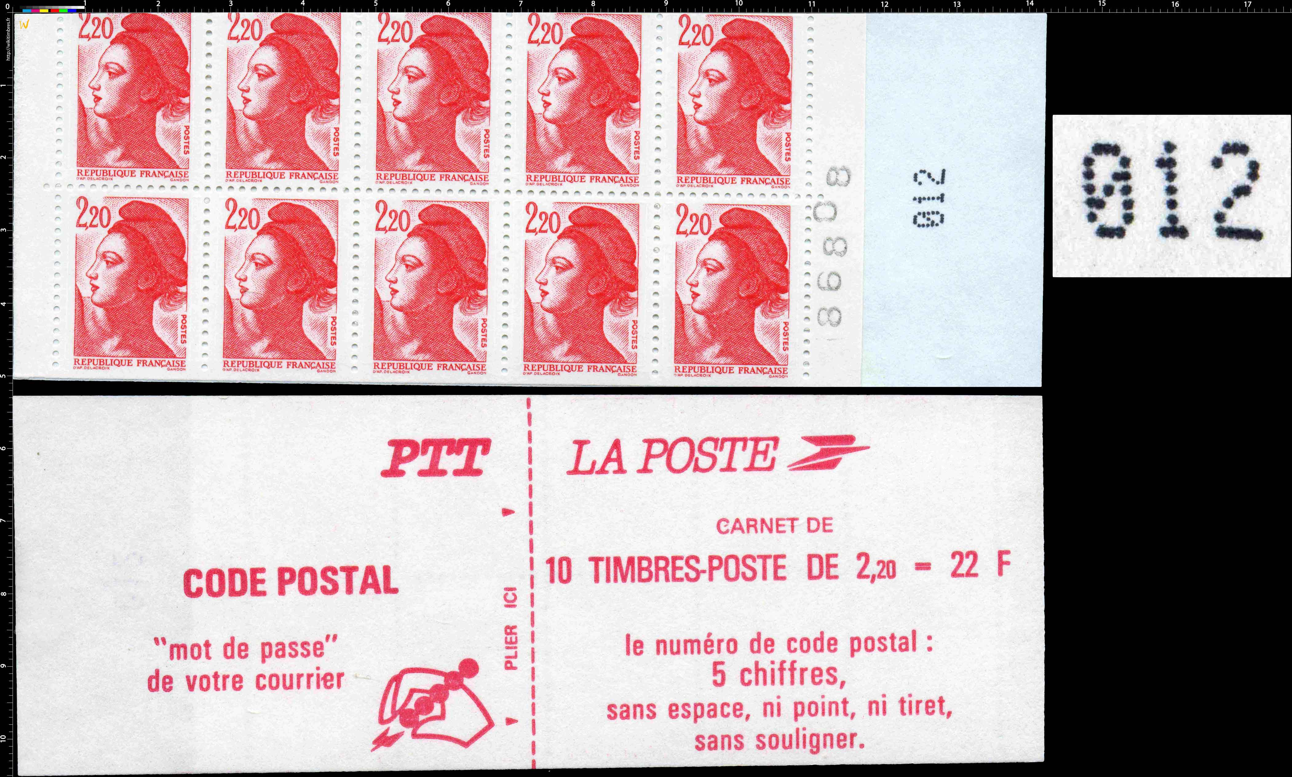 Code postal mot de passe de votre courrier