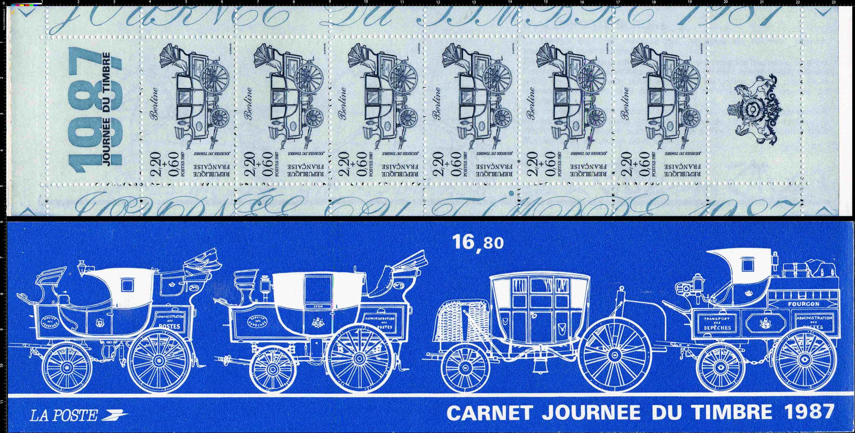 1987 JOURNÉE DU TIMBRE Berline