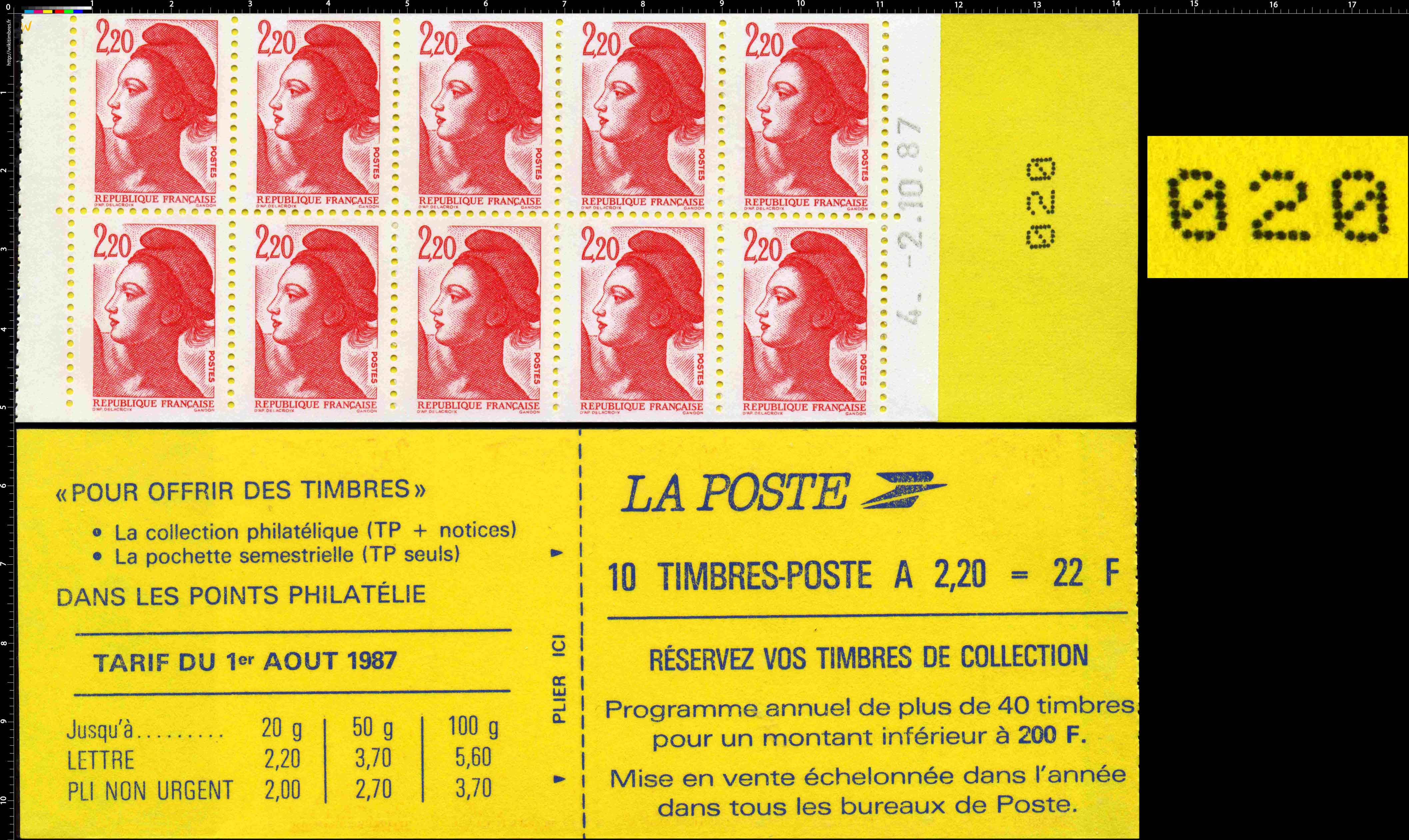 Réservez vos timbres de collection