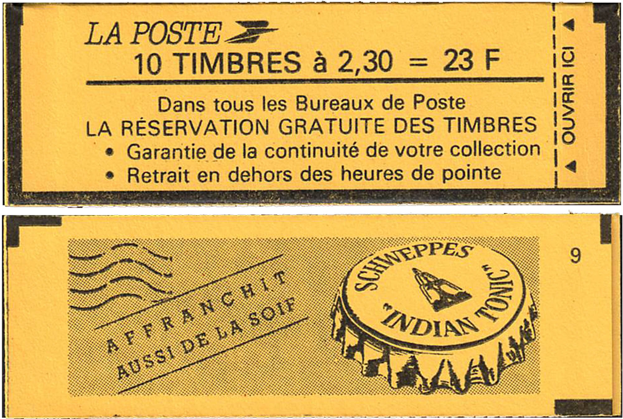 1990 Réservation gratuite de timbres