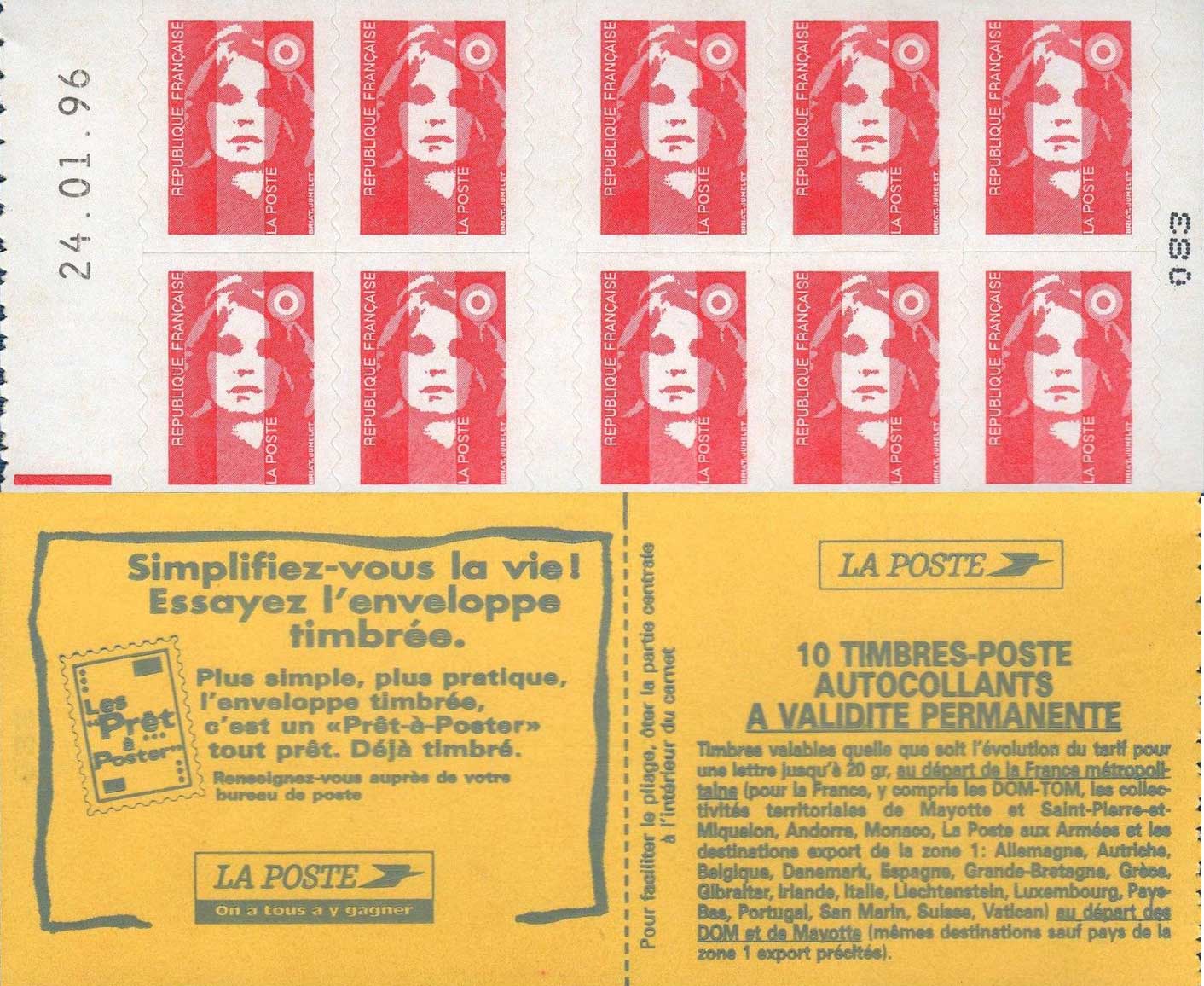 1994 Simplifiez-vous la vie ! Essayez l'enveloppe timbrée