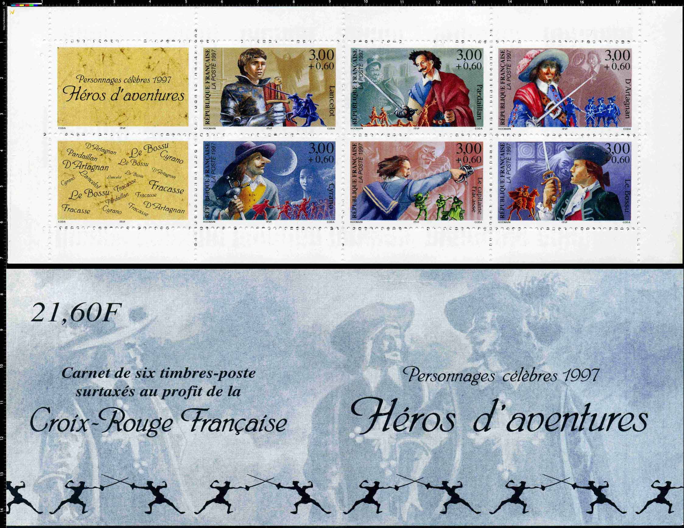 PERSONNAGES CÉLÈBRES 1997 Héros d'aventure