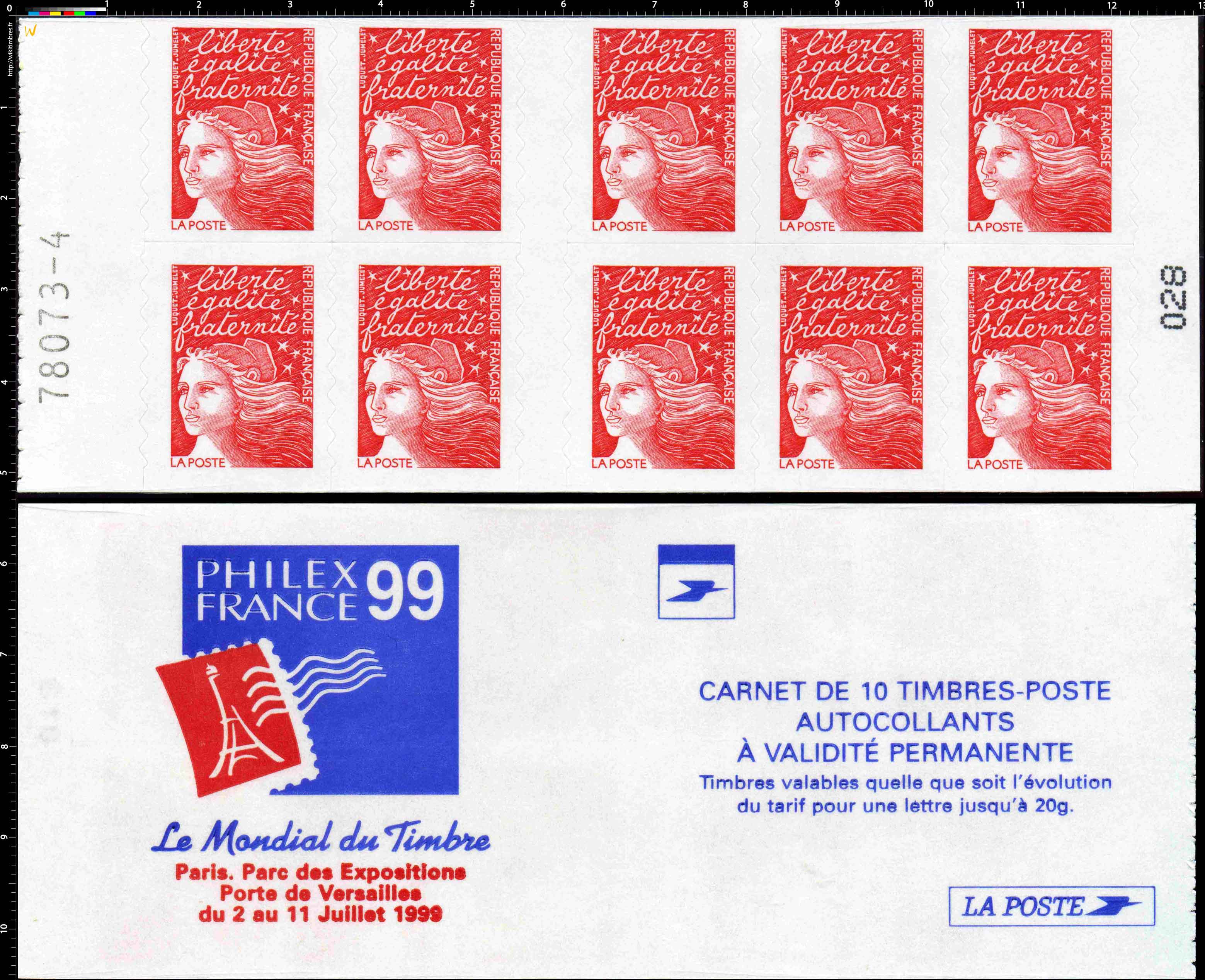 le mondial du timbre PHILEX France 99