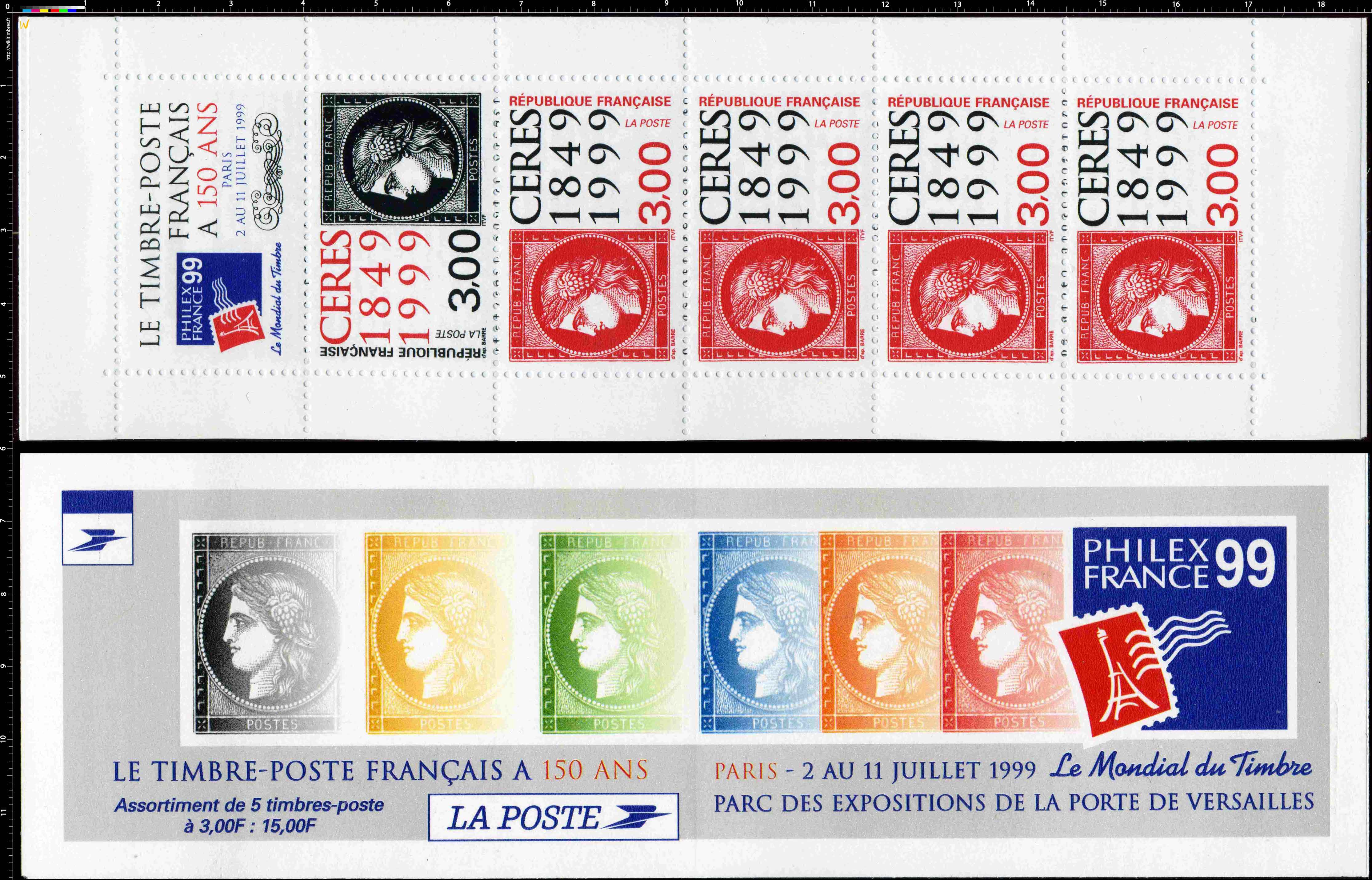 LE TIMBRE-POSTE FRANÇAIS A 150 ANS