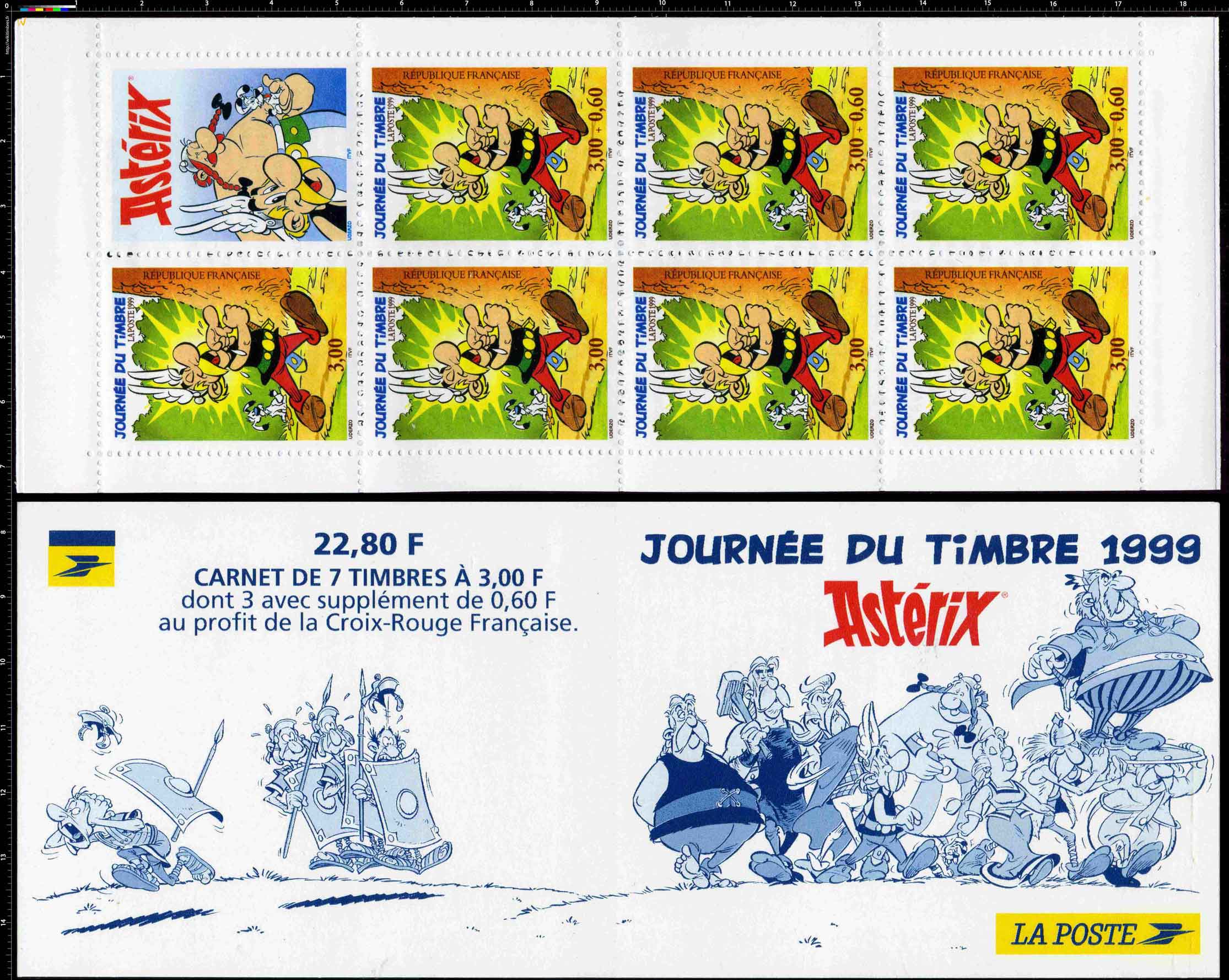 1999 JOURNÉE DU TIMBRE Astérix