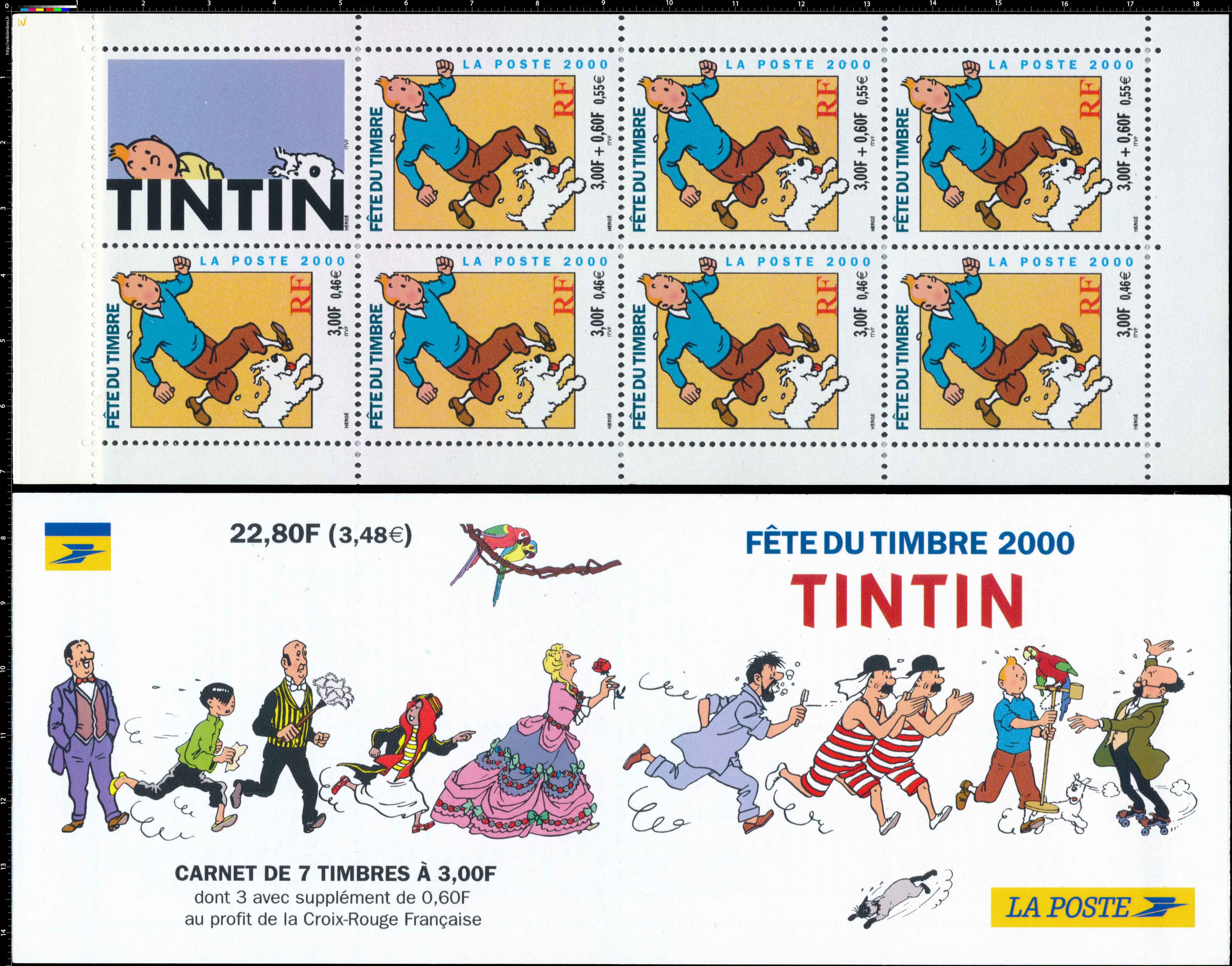 2000 FÊTE DU TIMBRE TINTIN