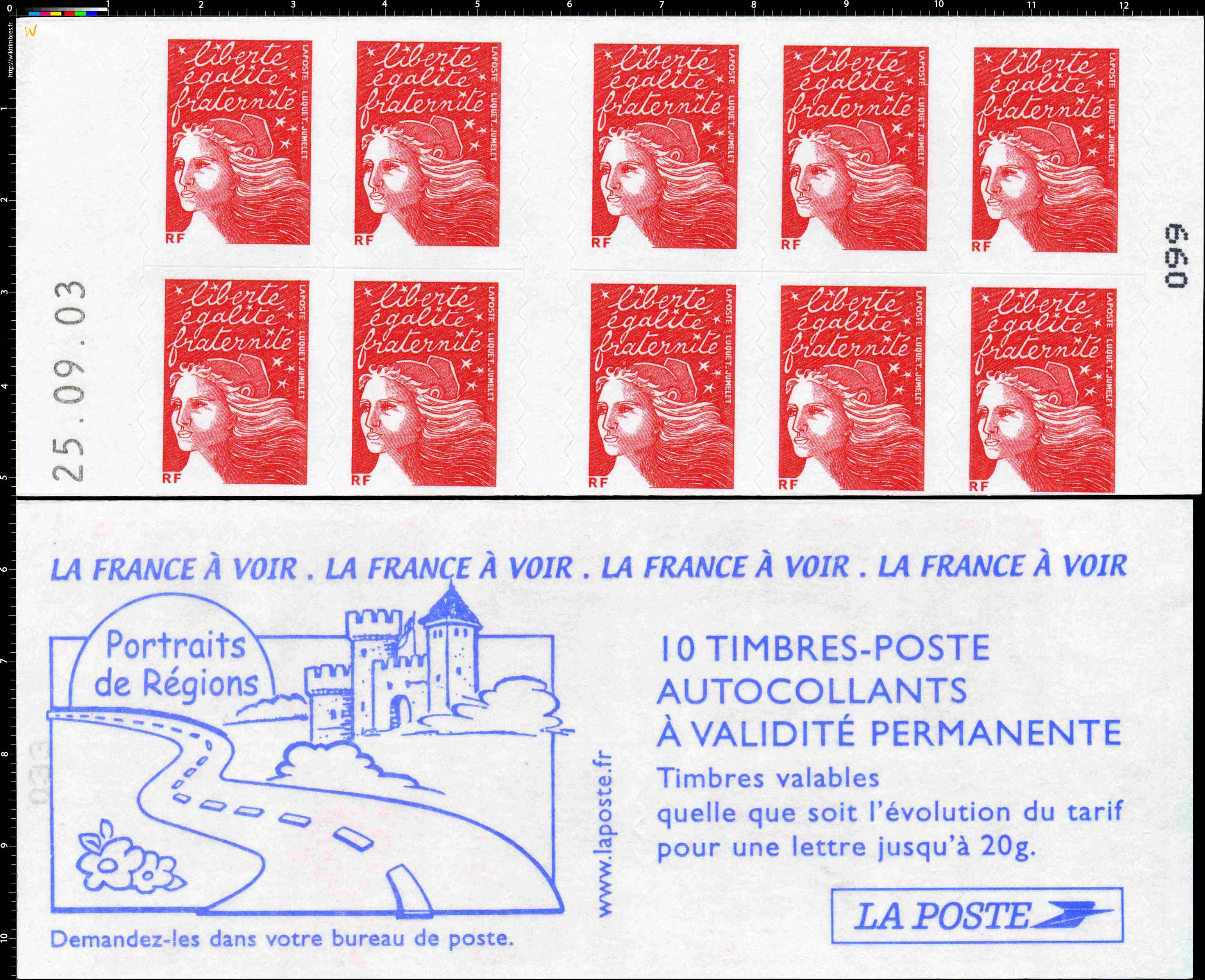 Portrait de région la France à voir