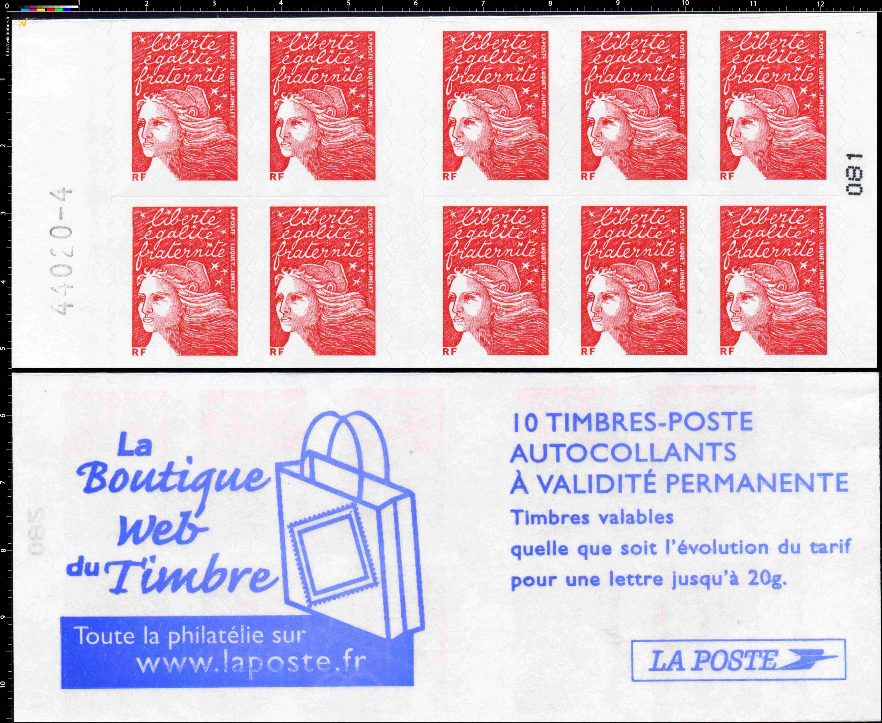 La boutique web du timbre