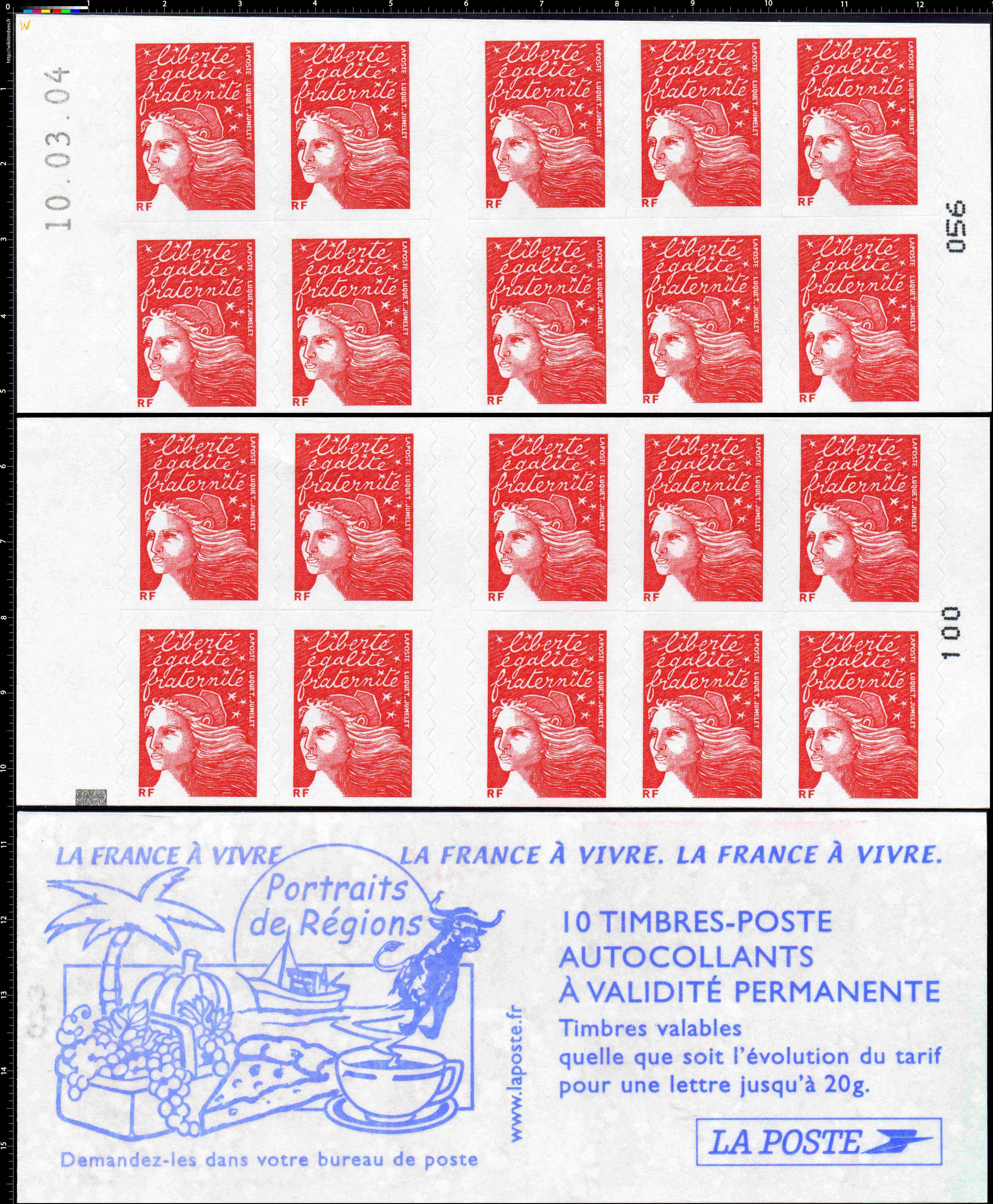 Portrait de région la France à vivre