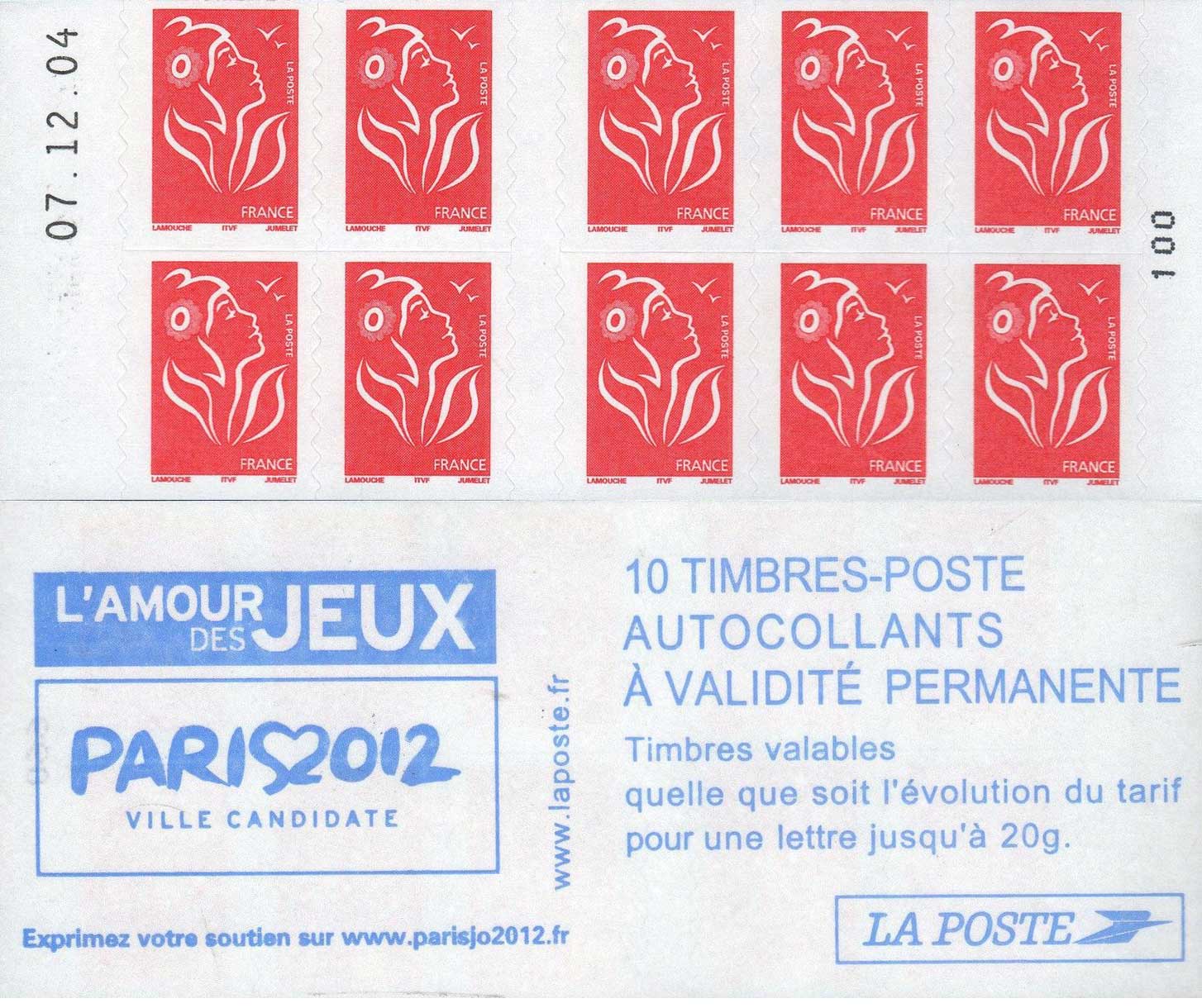 2005 L'amour des jeux Paris 2012