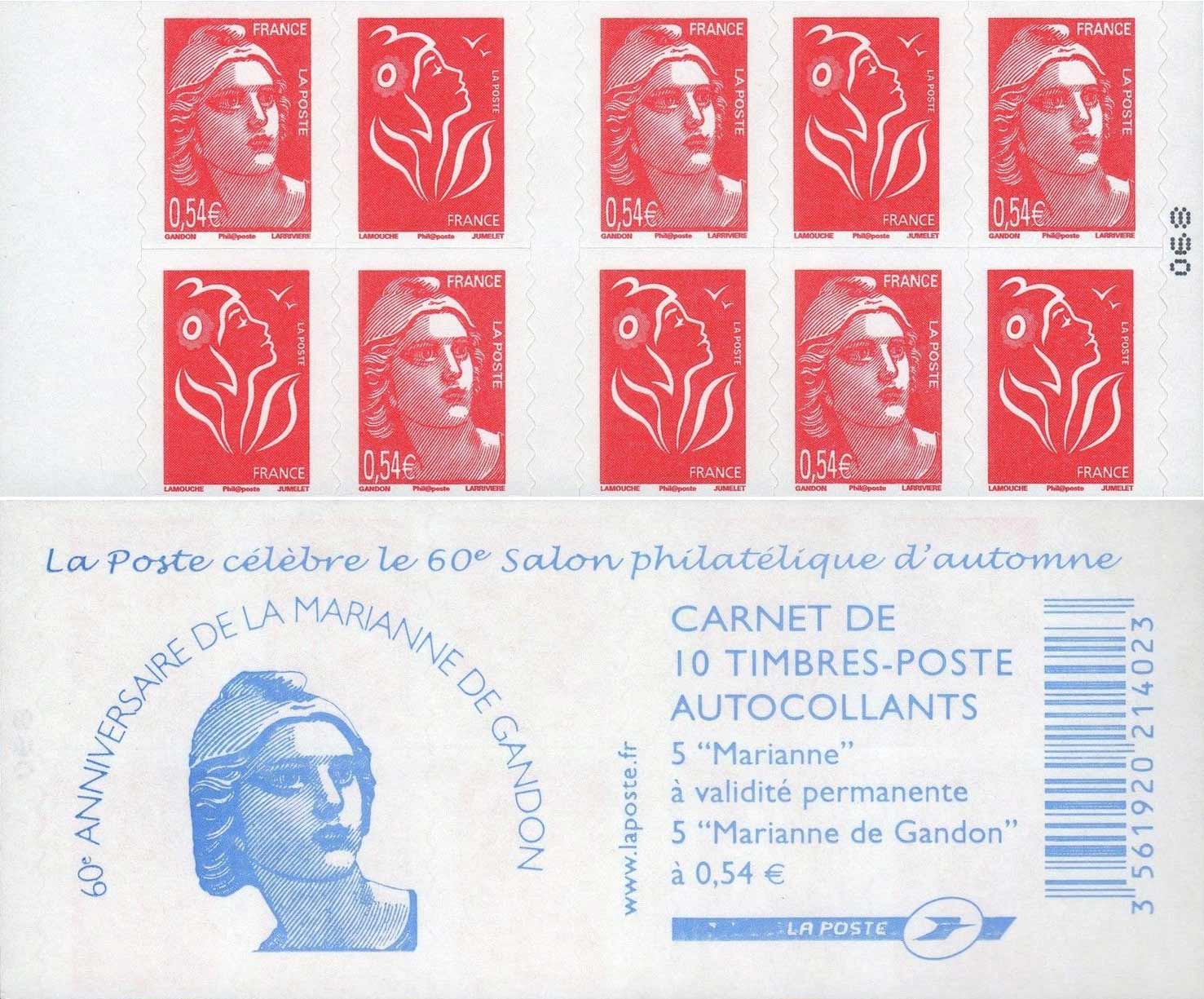 2006 La Poste célèbre le 60e salon philatélique d'automne