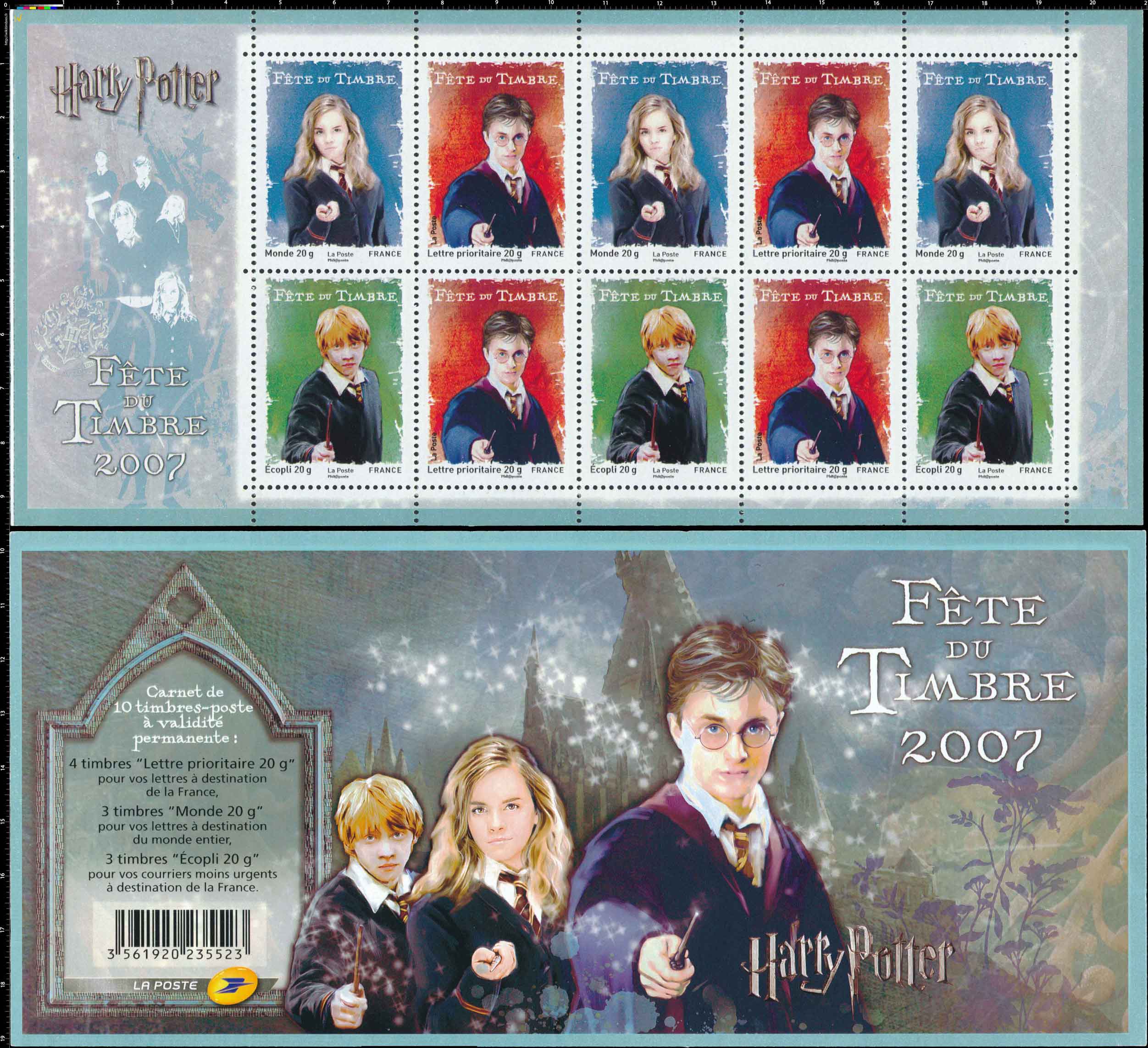 2007 FÊTE DU TIMBRE Harry Potter