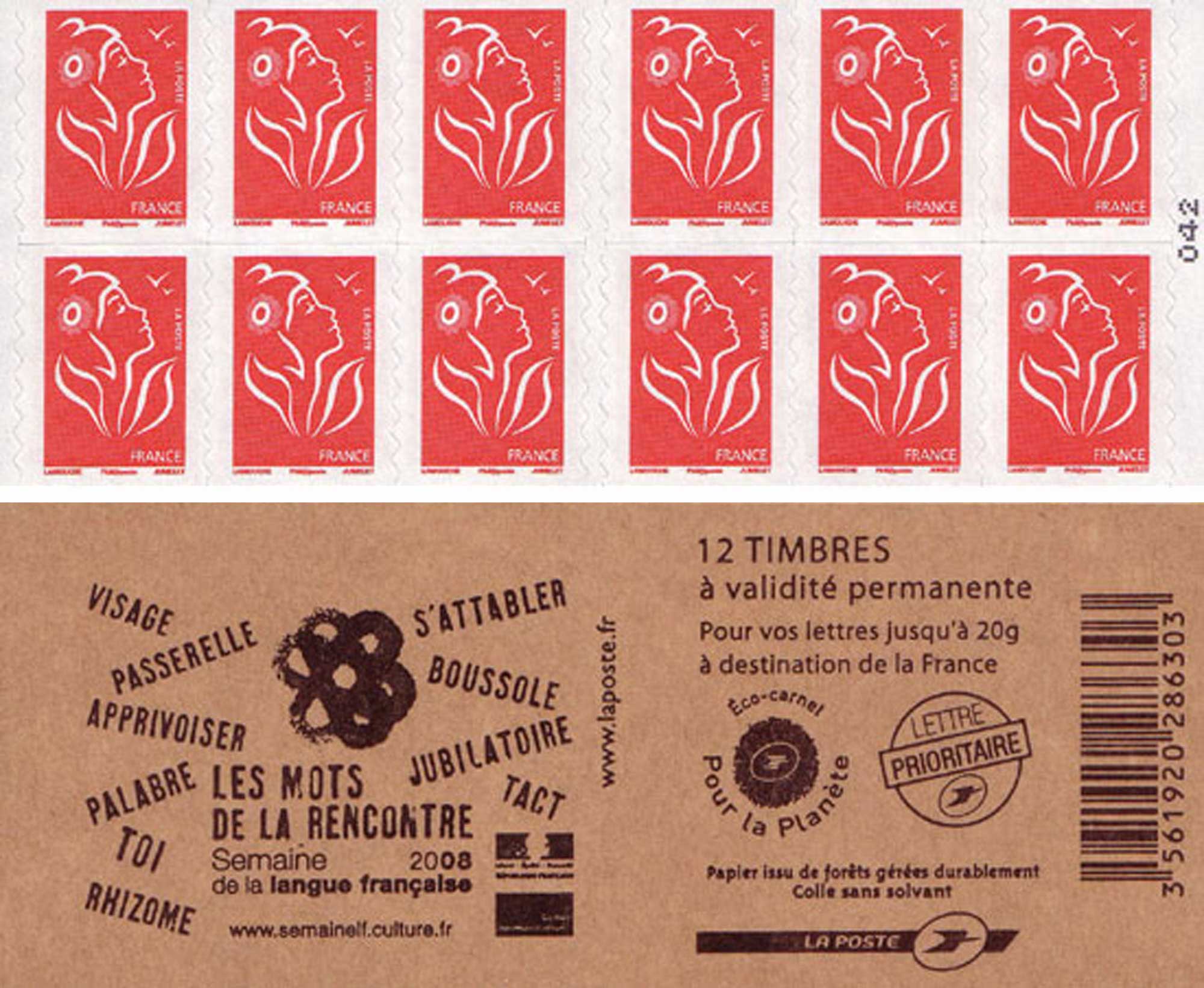 2008 LES MOTS DE LA RENCONTRE visage passerelle apprivoiser palabre toi rhizome s'attabler boussole jubilatoire tact