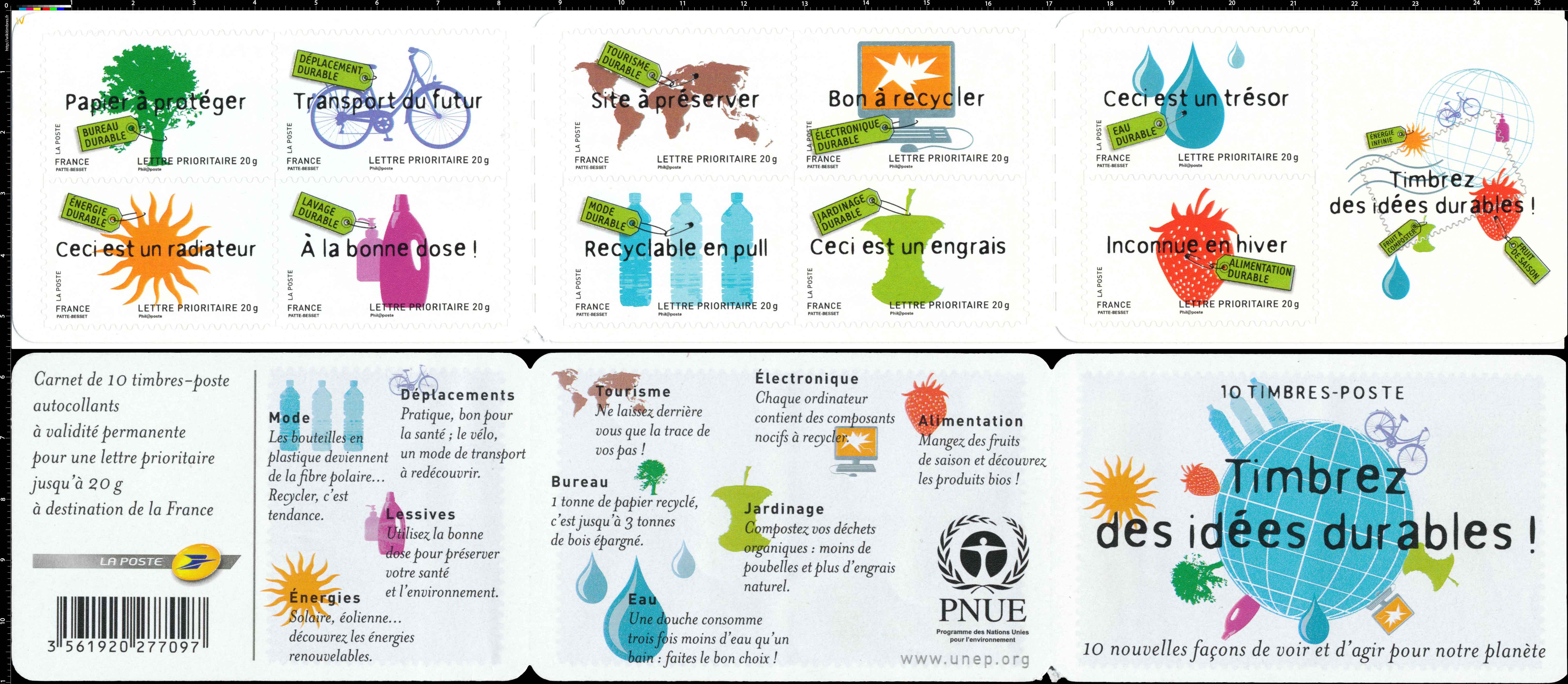 Timbrez des idées durables !
