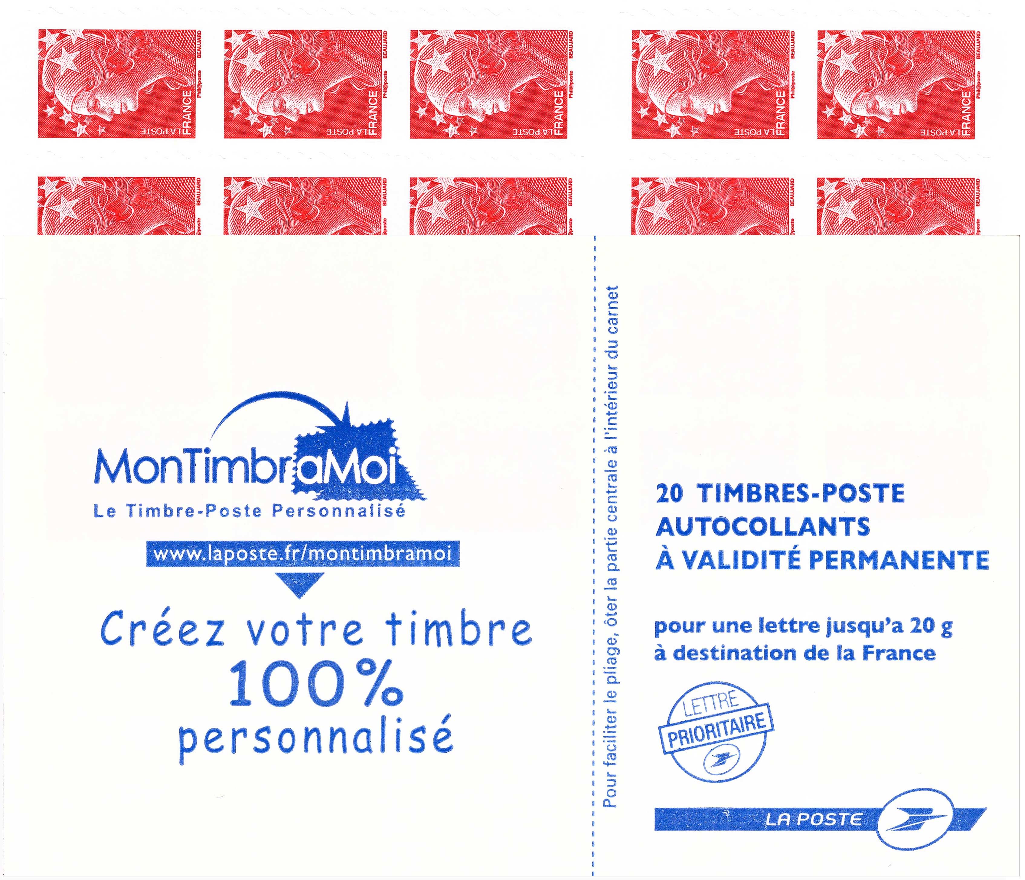 2009 MonTimbraMoi créez votre timbre 100% personnalisé