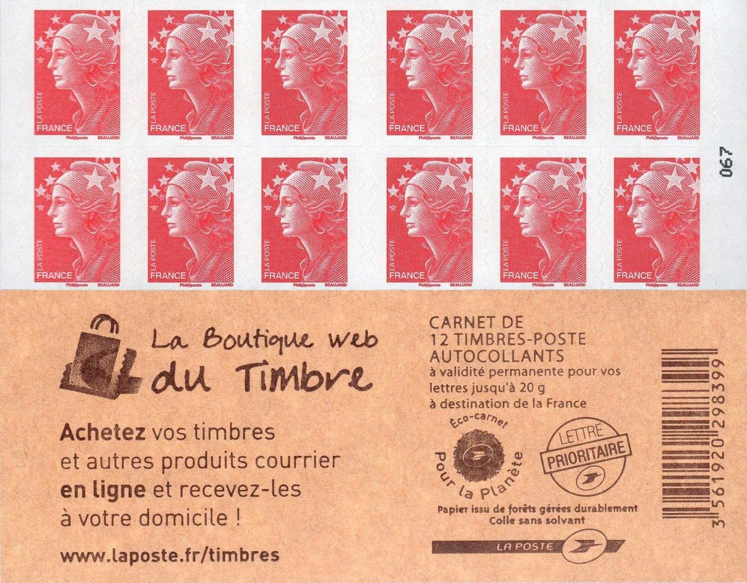 2009 La Boutique Web du Timbre