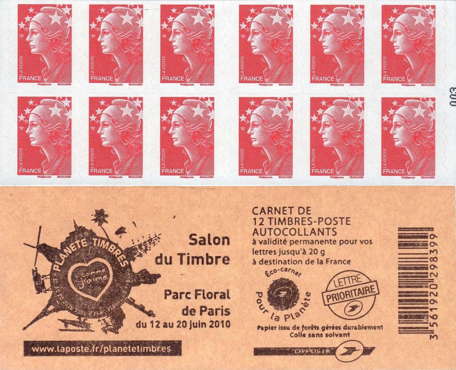 2010 Planète timbres