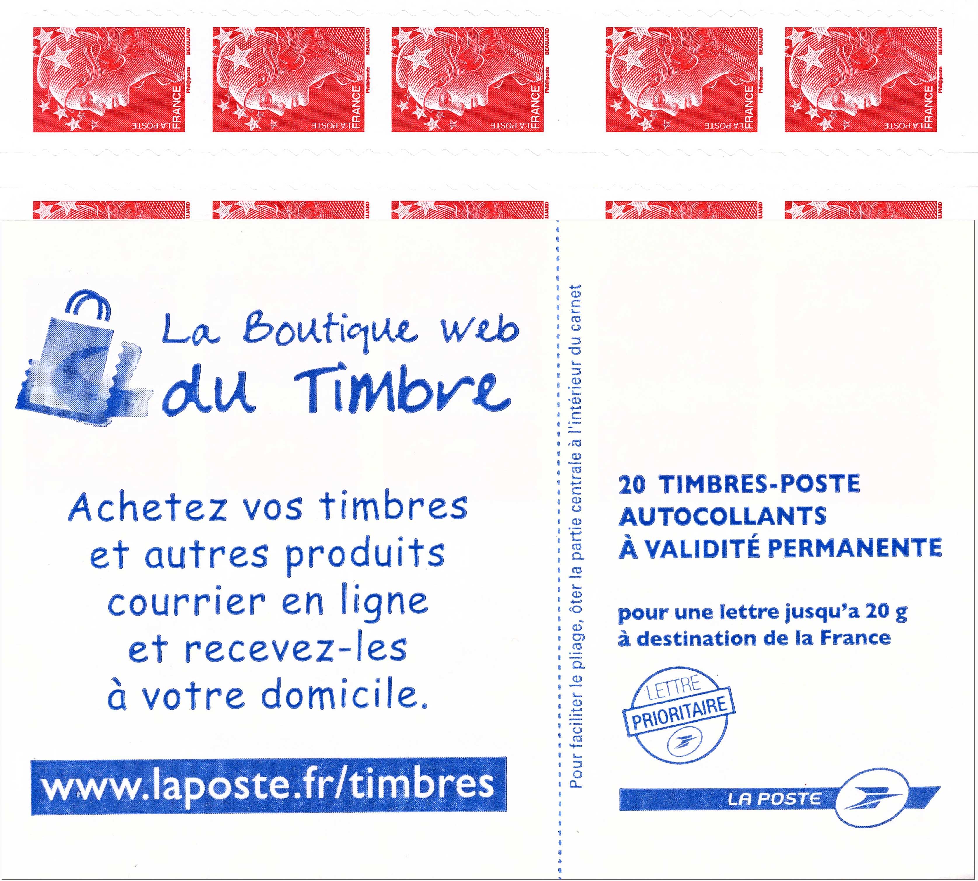 2010 La Boutique Web du Timbre