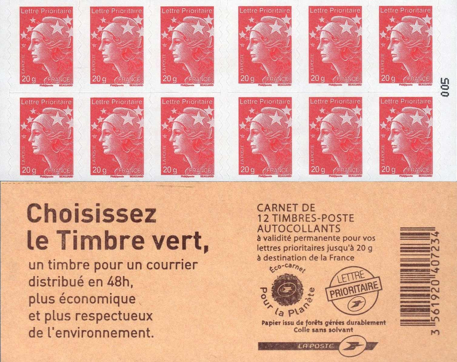 2011 Choisissez le Timbre vert