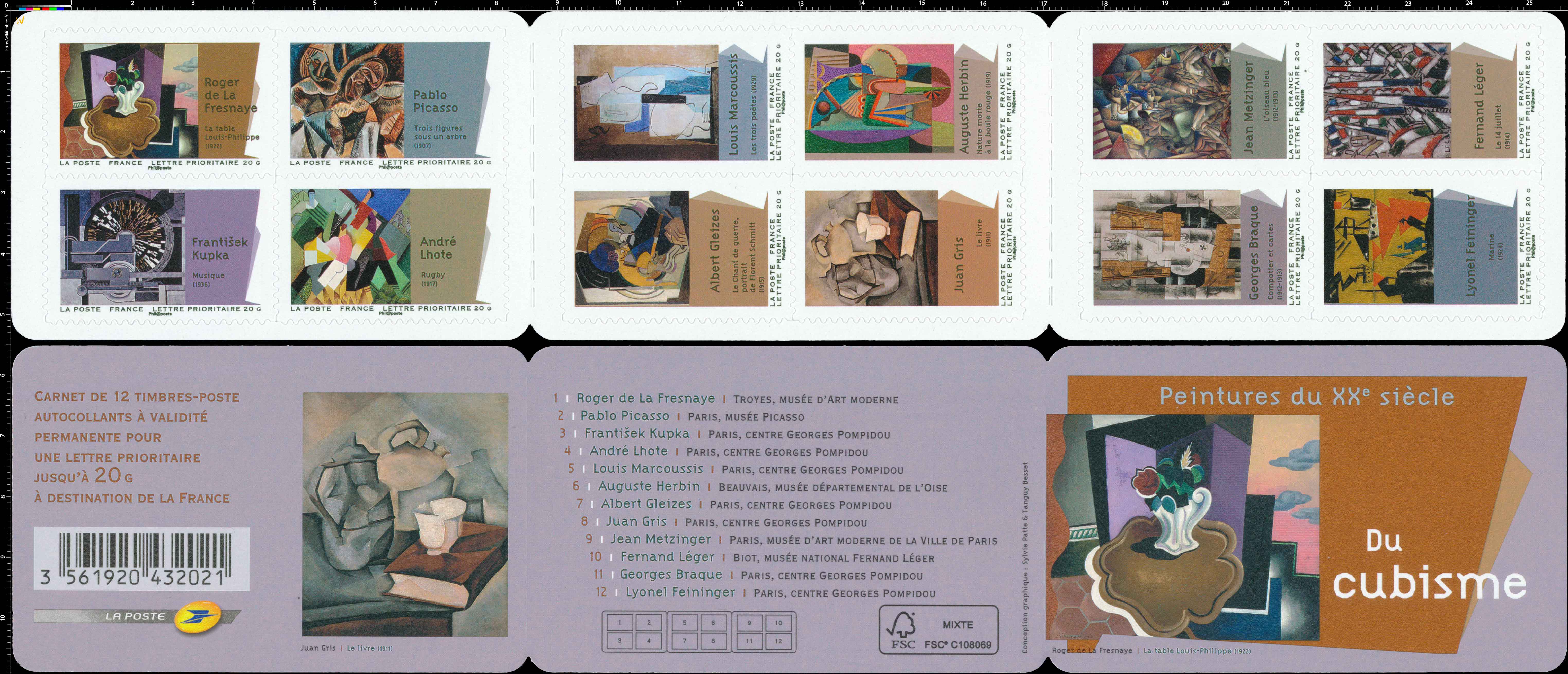 2012 Peinture du XXe siècle du cubisme