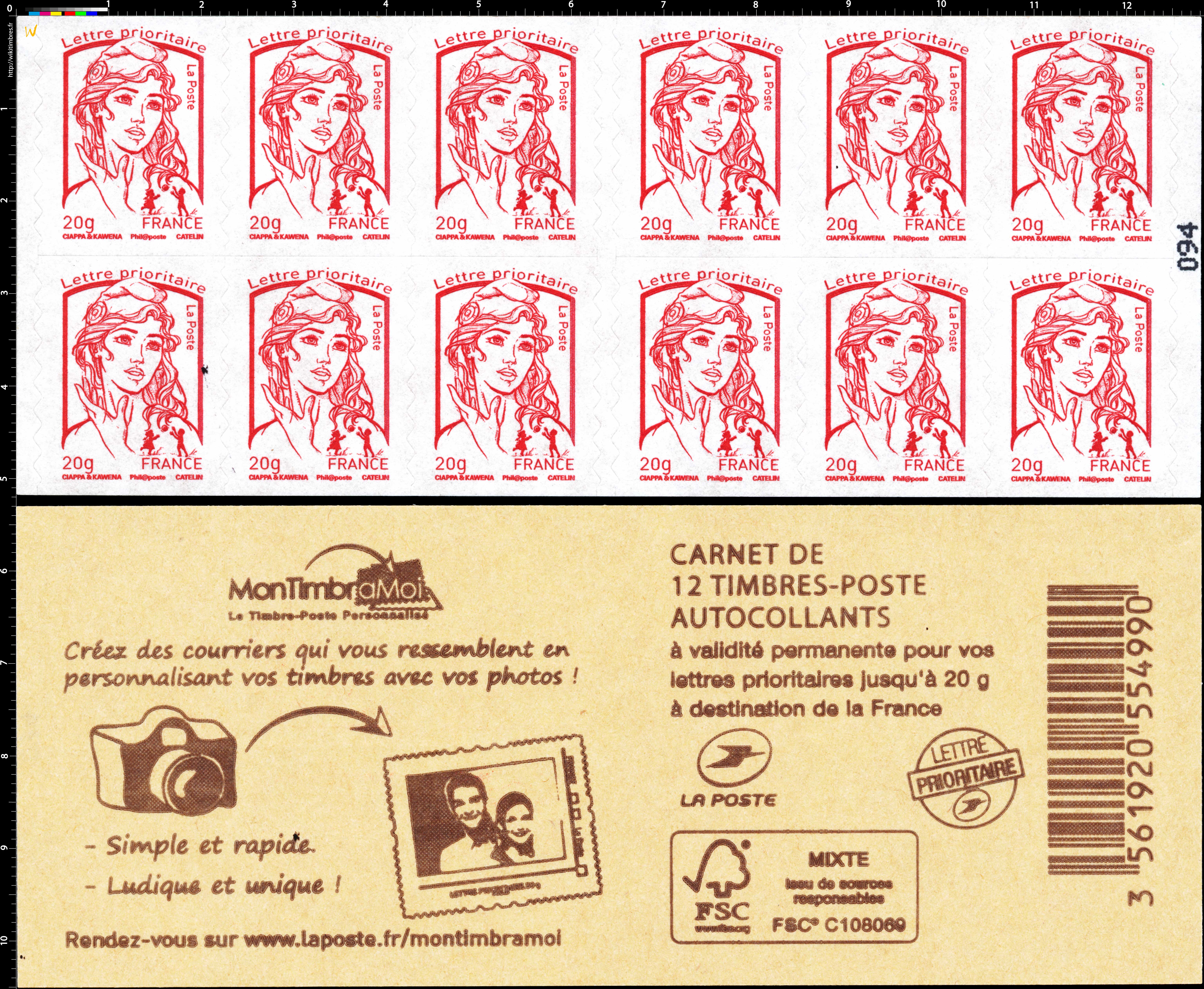 2014 Carnet MonTimbraMoi