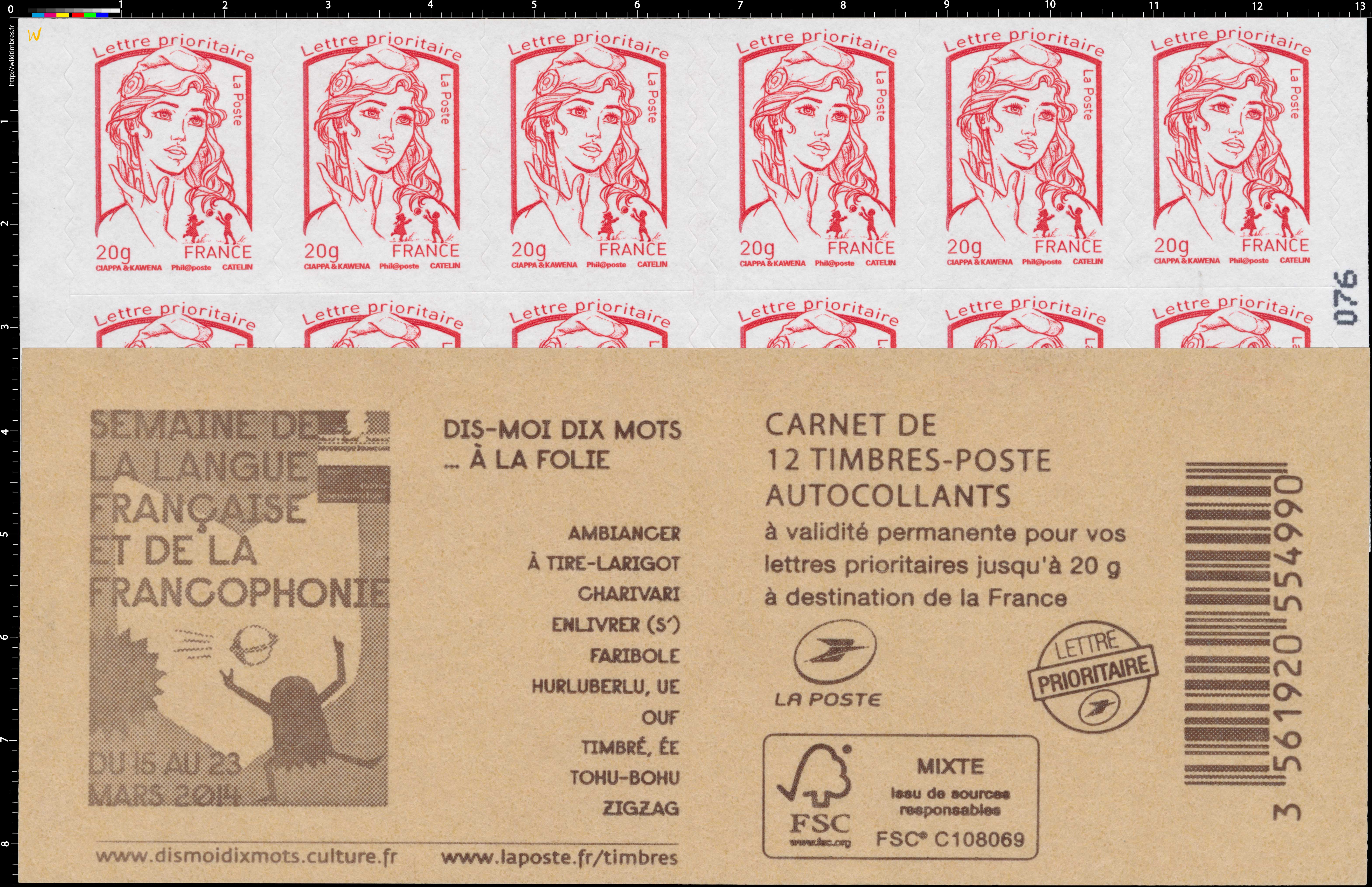 Carnet semaine de la langue française et de la francophonie du 15 au 23 mars 2014