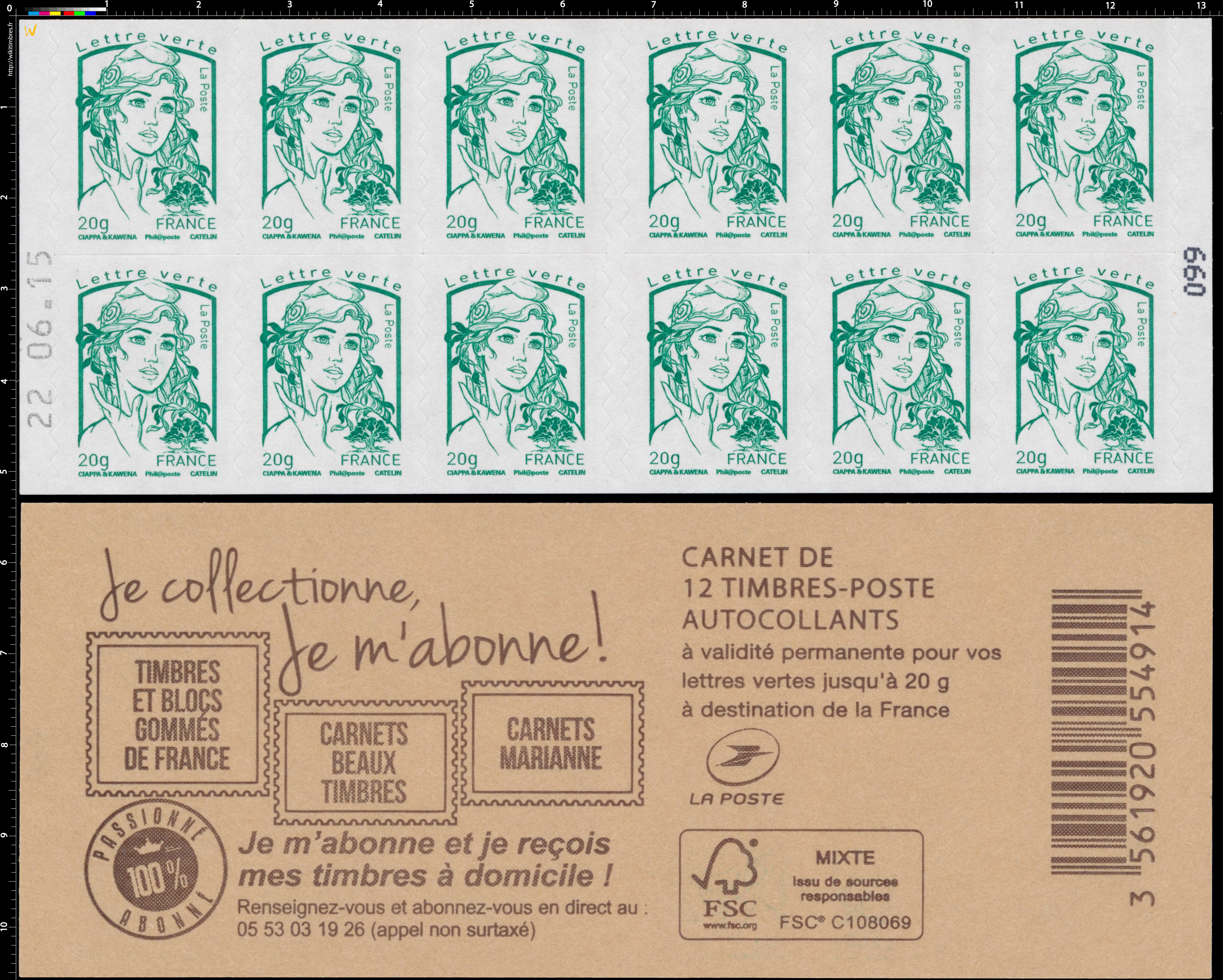 2015 Carnet je collectionne, je m'abonne !