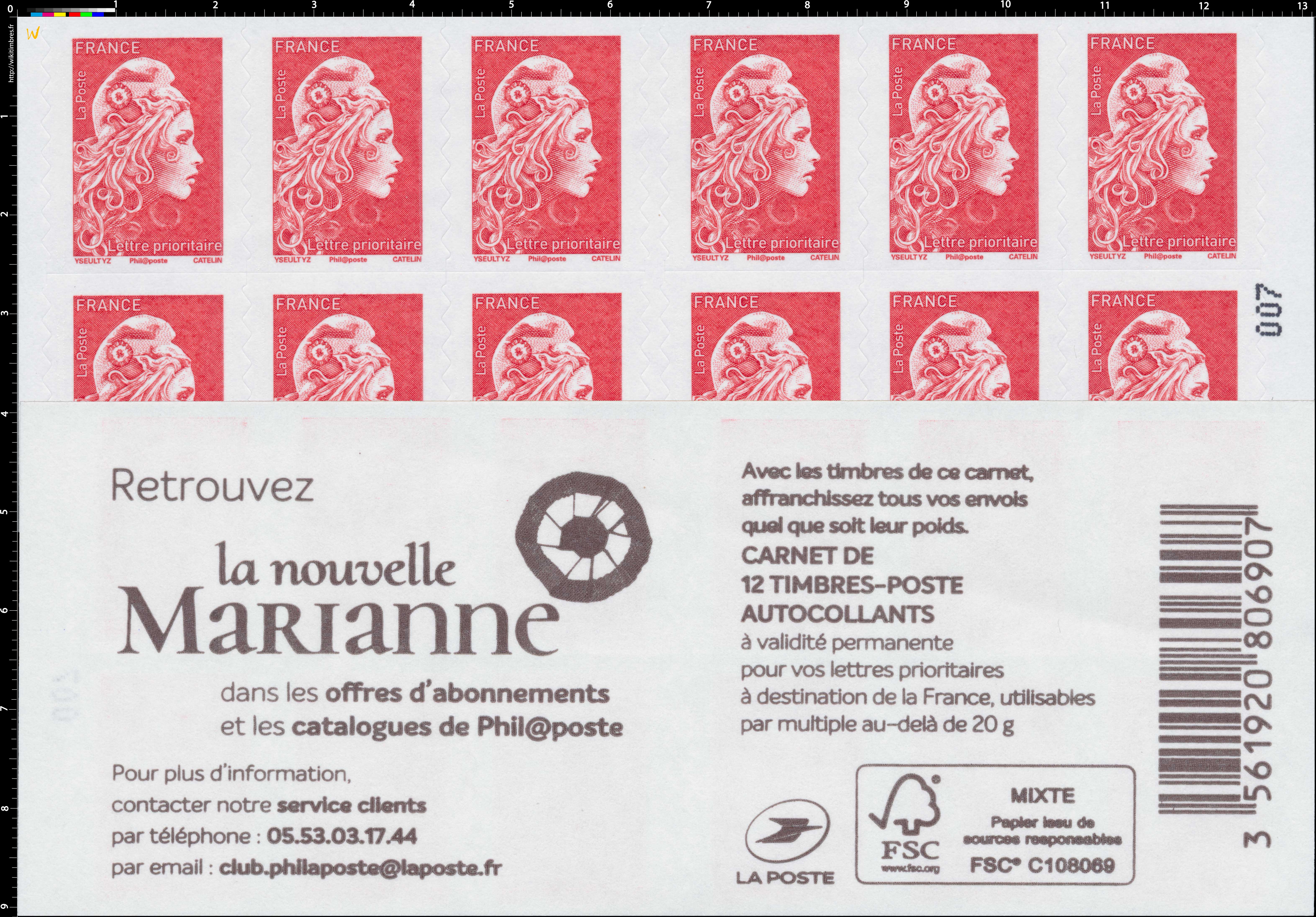 2018 Carnet la nouvelle Marianne