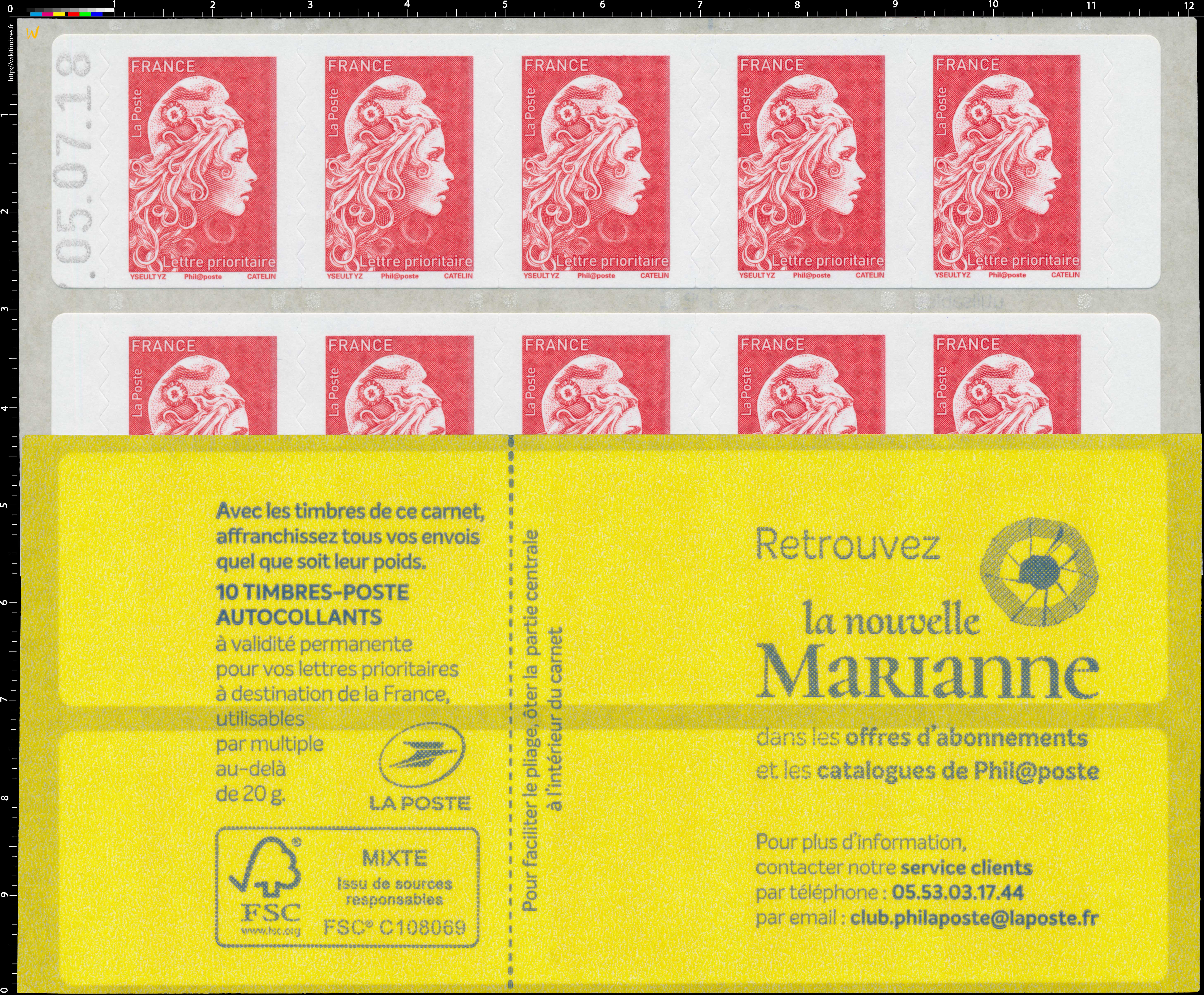 2018 La nouvelle Marianne 