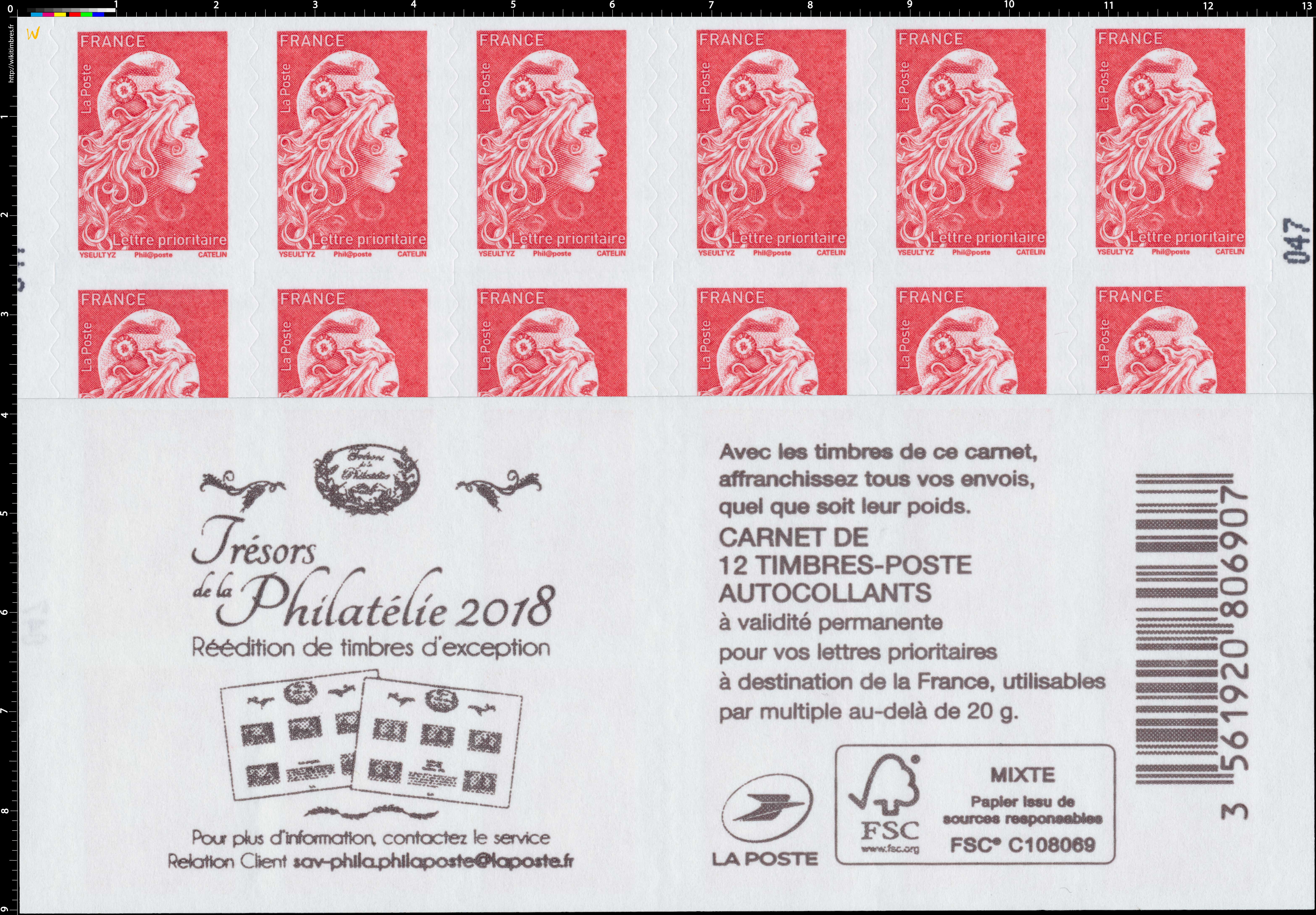 2018 Trésors de la Philatélie 
