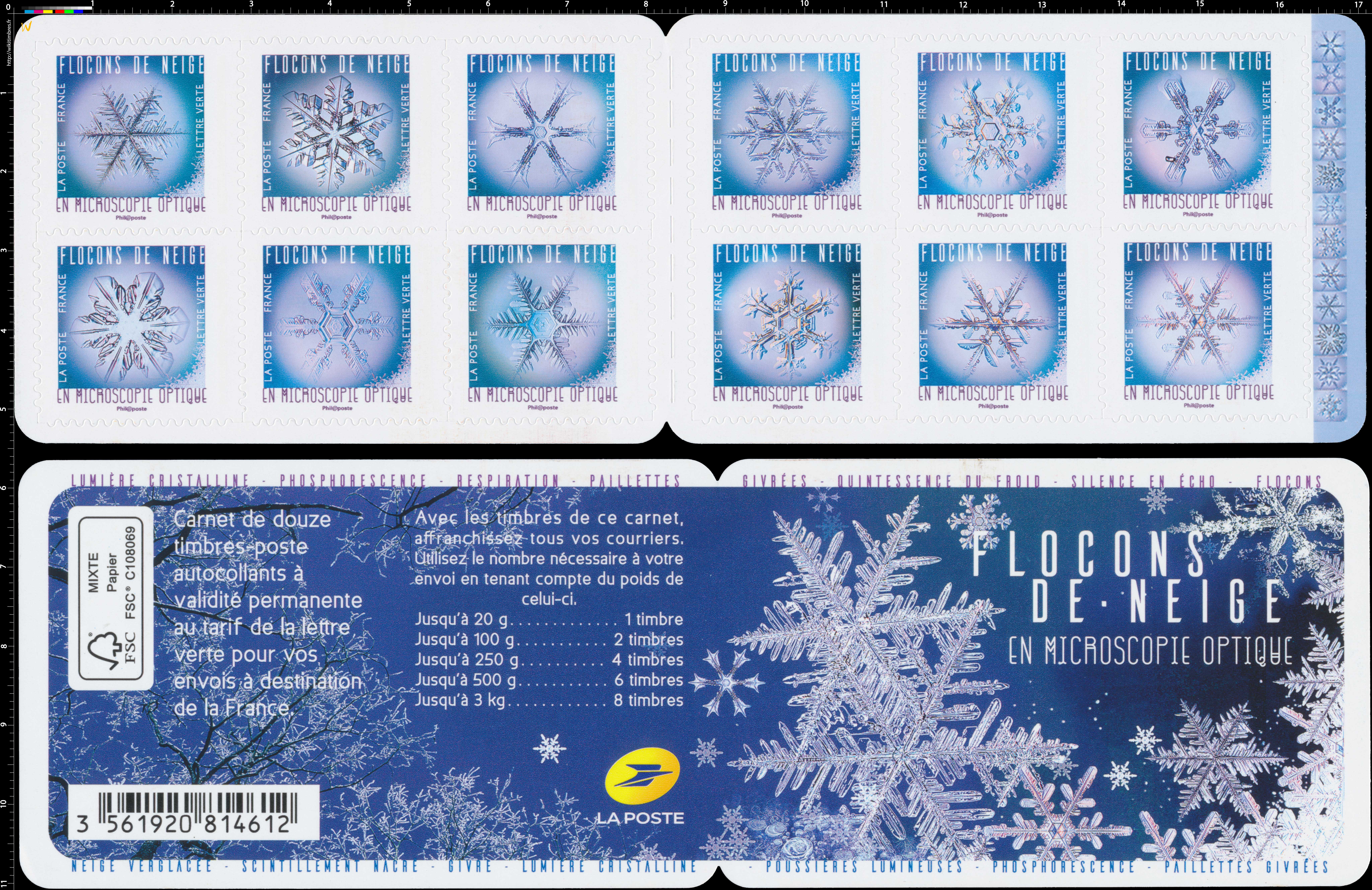 2018 FLOCONS DE NEIGE EN MICROSCOPIE OPTIQUE