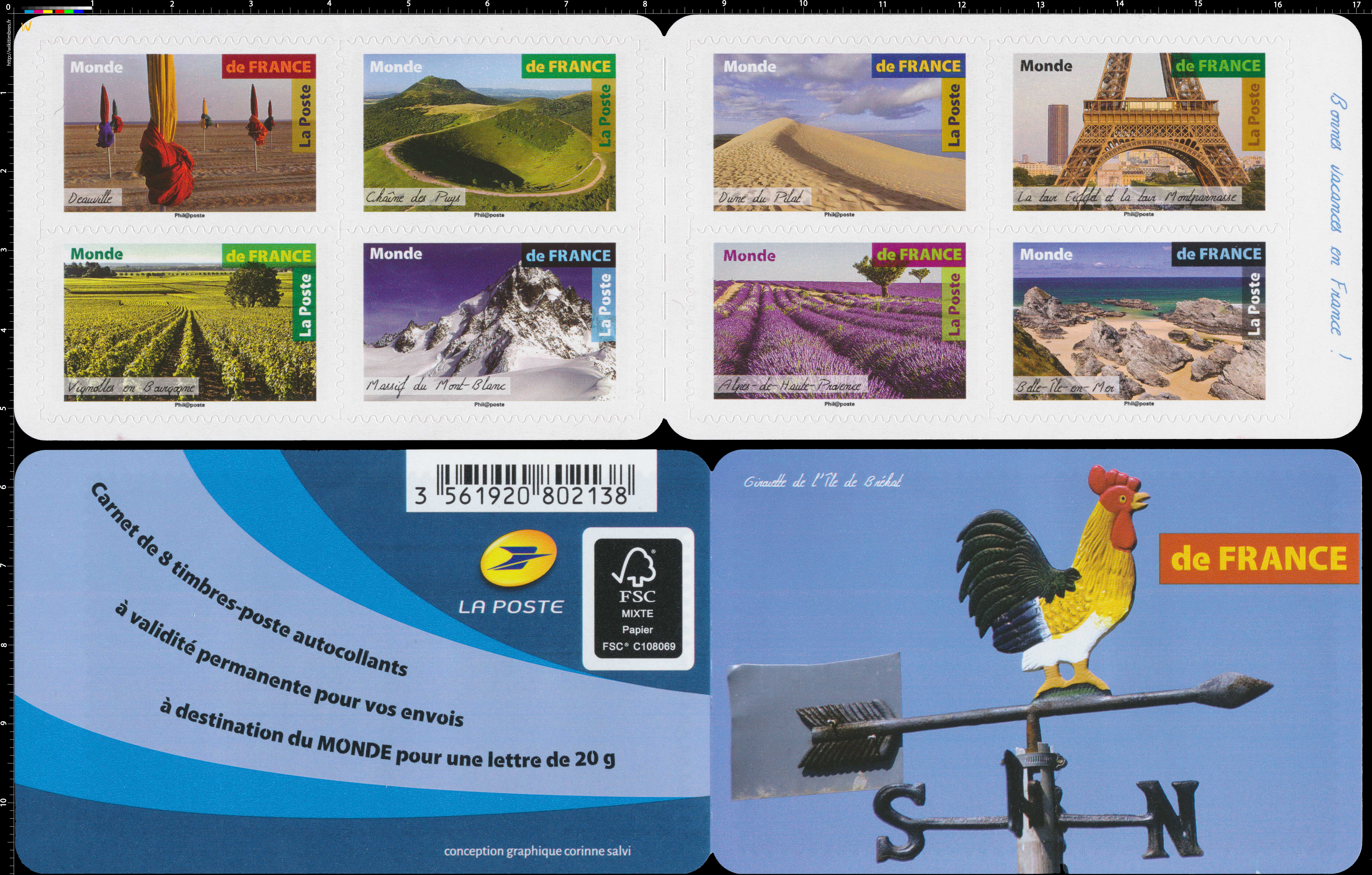 2018 Carnet de FRANCE