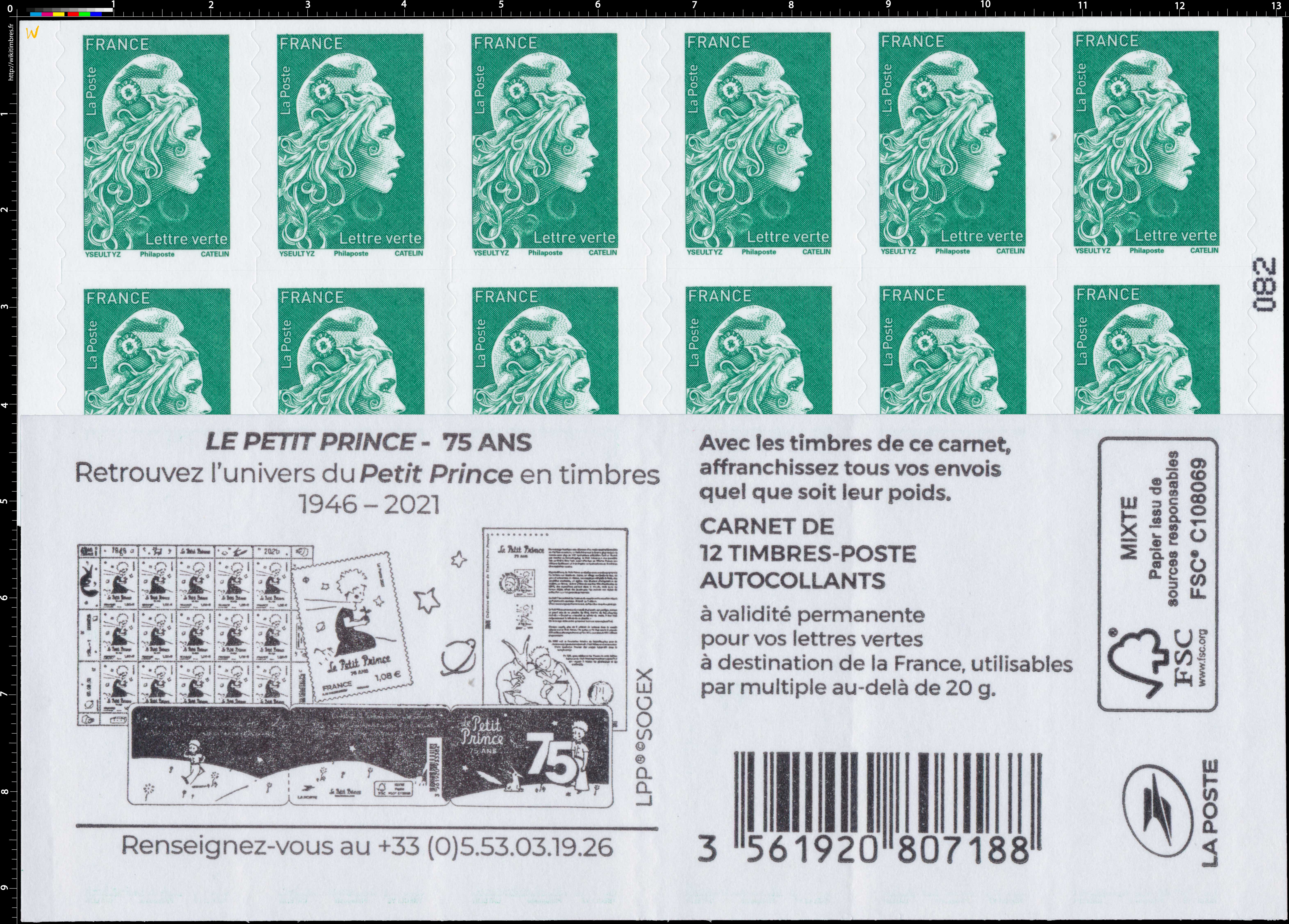 2021 Carnet Marianne - Petit Prince