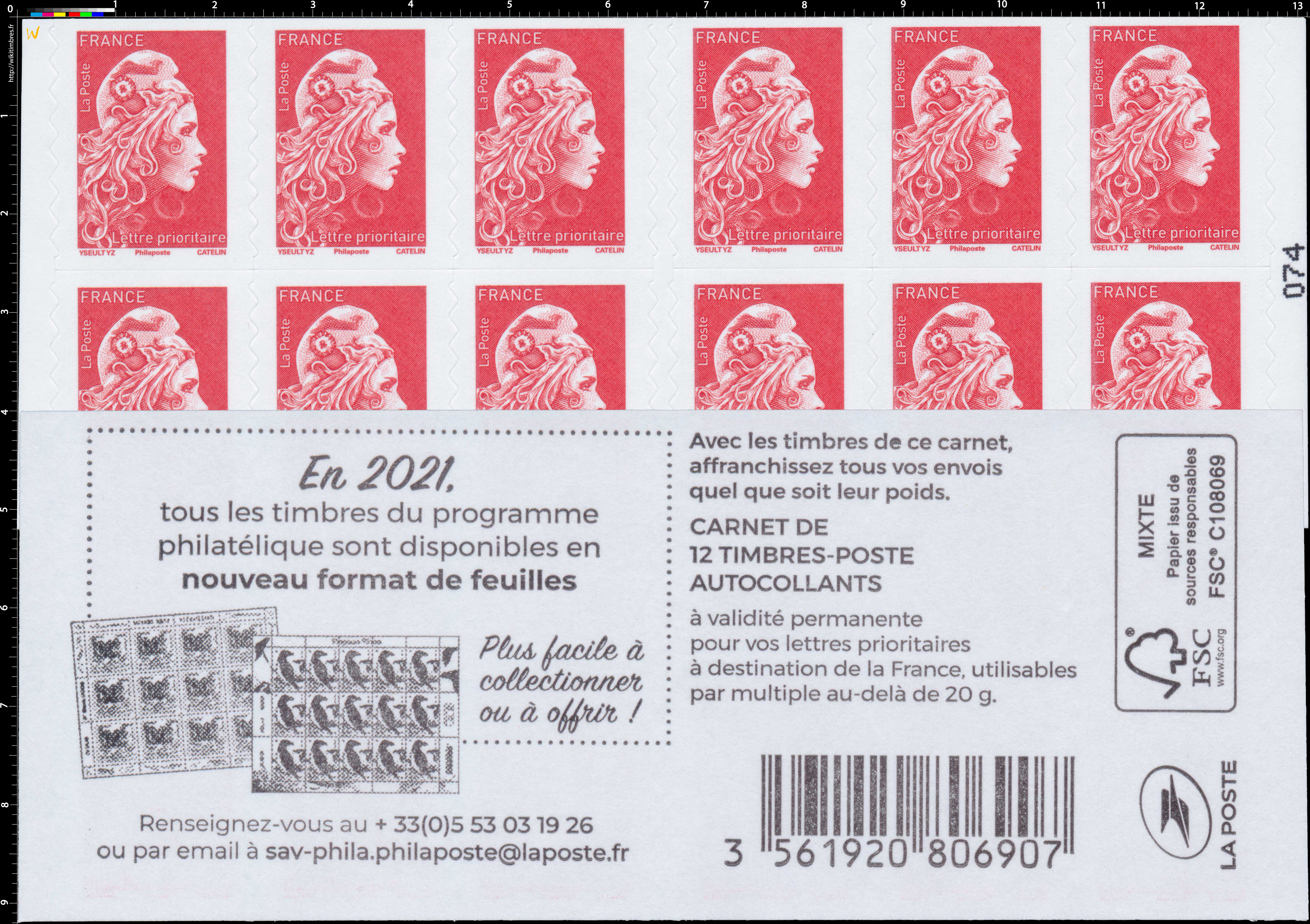 Nouveau formats de feuilles en 2021