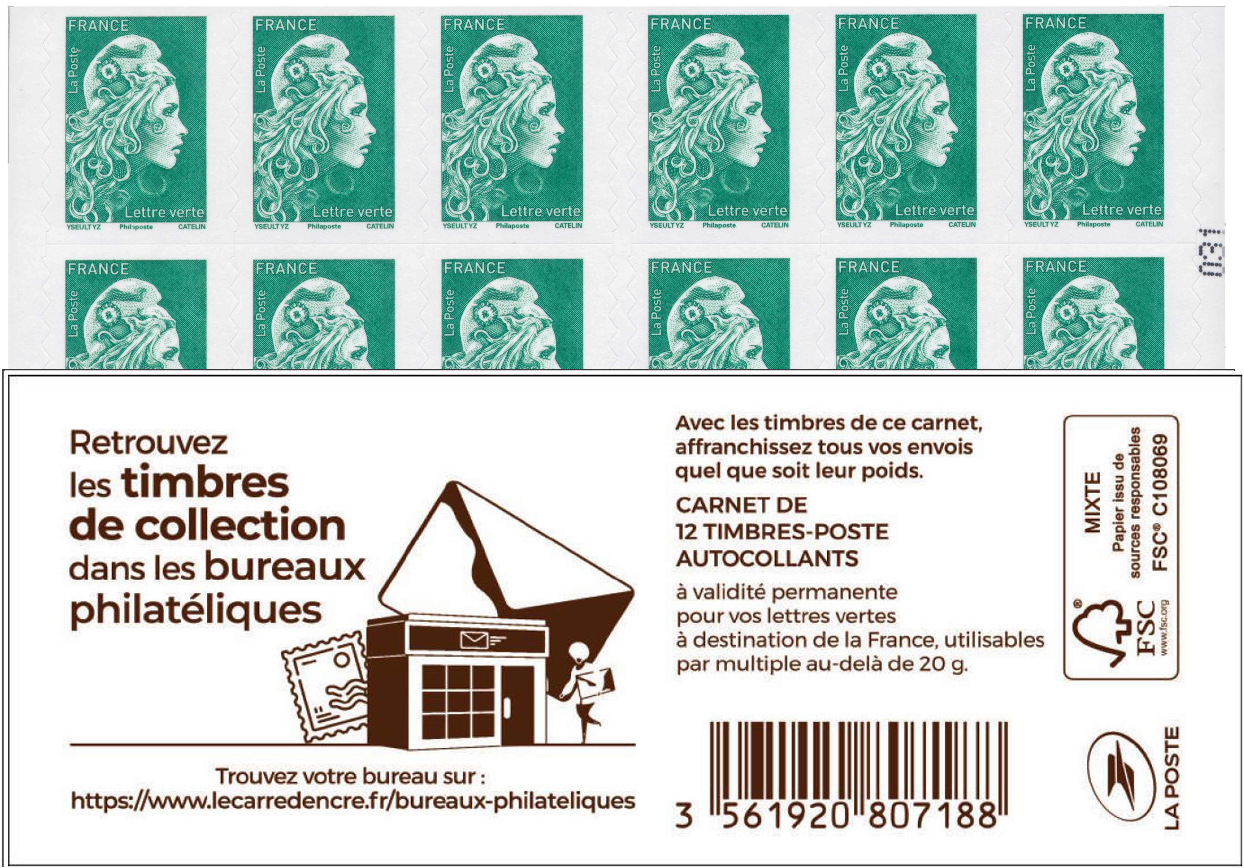 2022 Retrouvez les timbres de collection dans les bureaux philatéliques