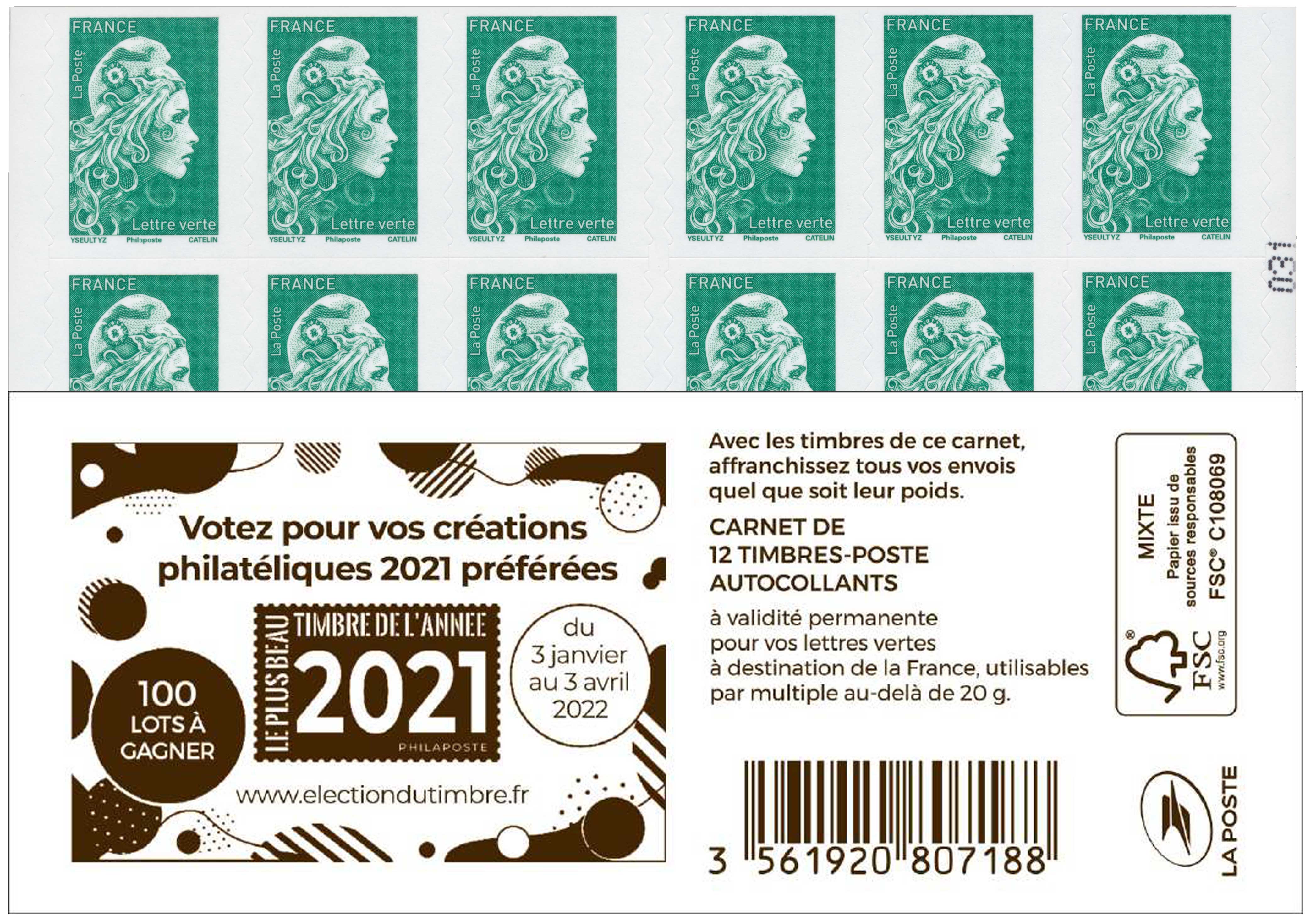 2022 Votez pour vos créations philatéliques 2021 préférées