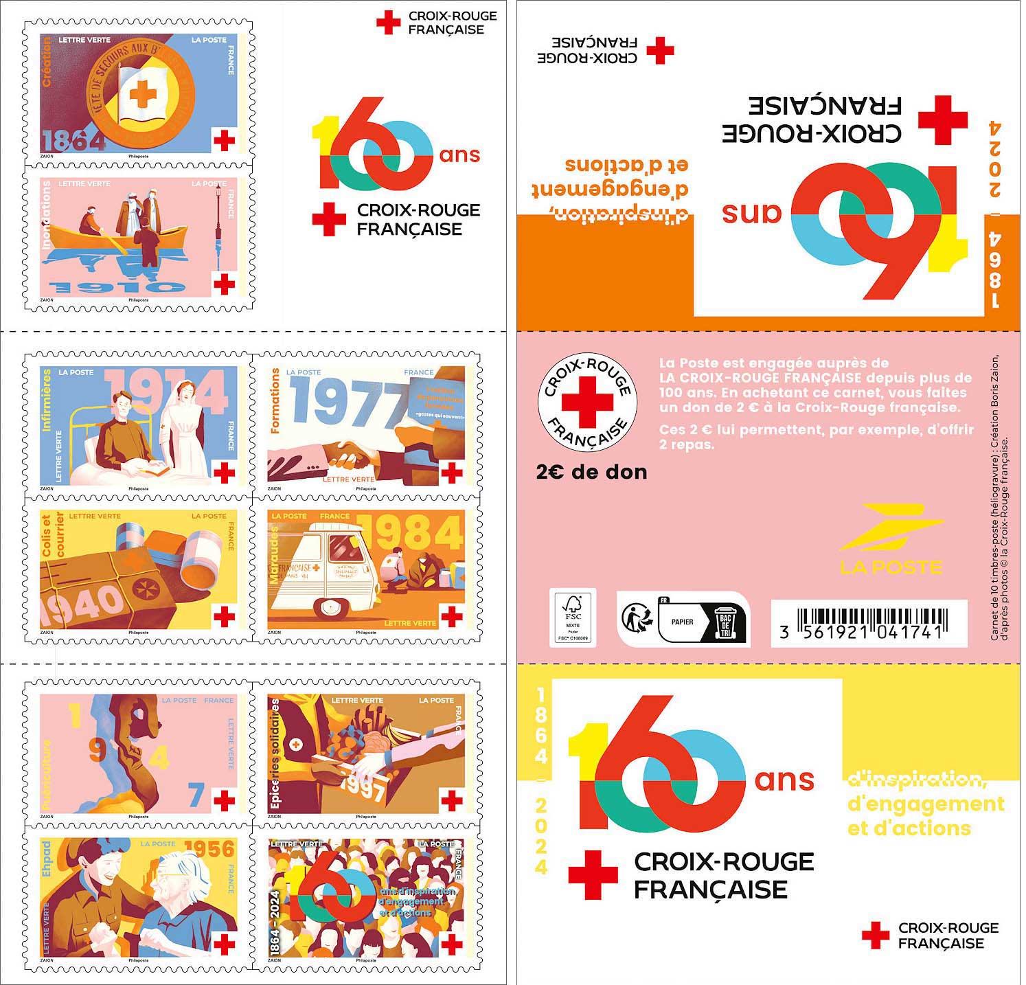 2024 160 ANS CROIX-ROUGE FRANÇAISE - 160 ANS d’inspiration, d’engagement et d’actions