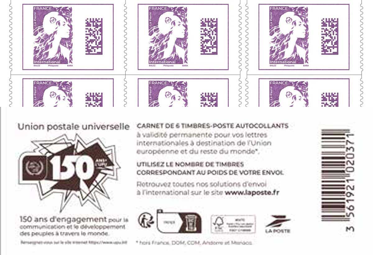 2024 150 ANS DE L'UNION POSTALE UNIVERSELLE